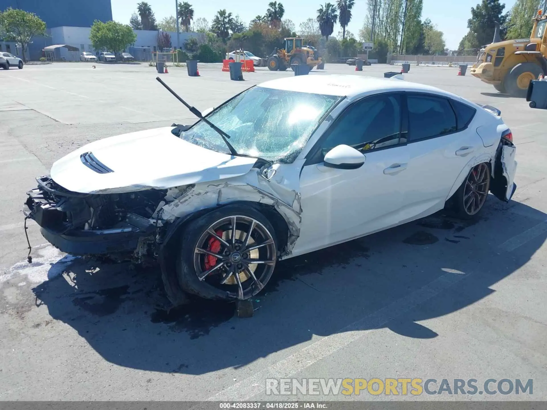 2 fotografías del automóvil dañado 19UDE5G93RA000183 ACURA INTEGRA 2024