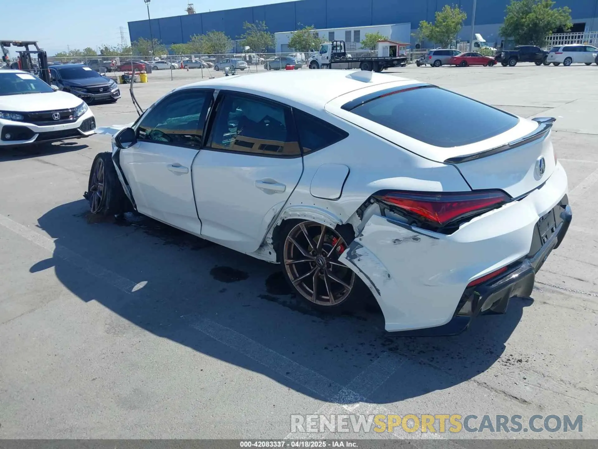 3 fotografías del automóvil dañado 19UDE5G93RA000183 ACURA INTEGRA 2024