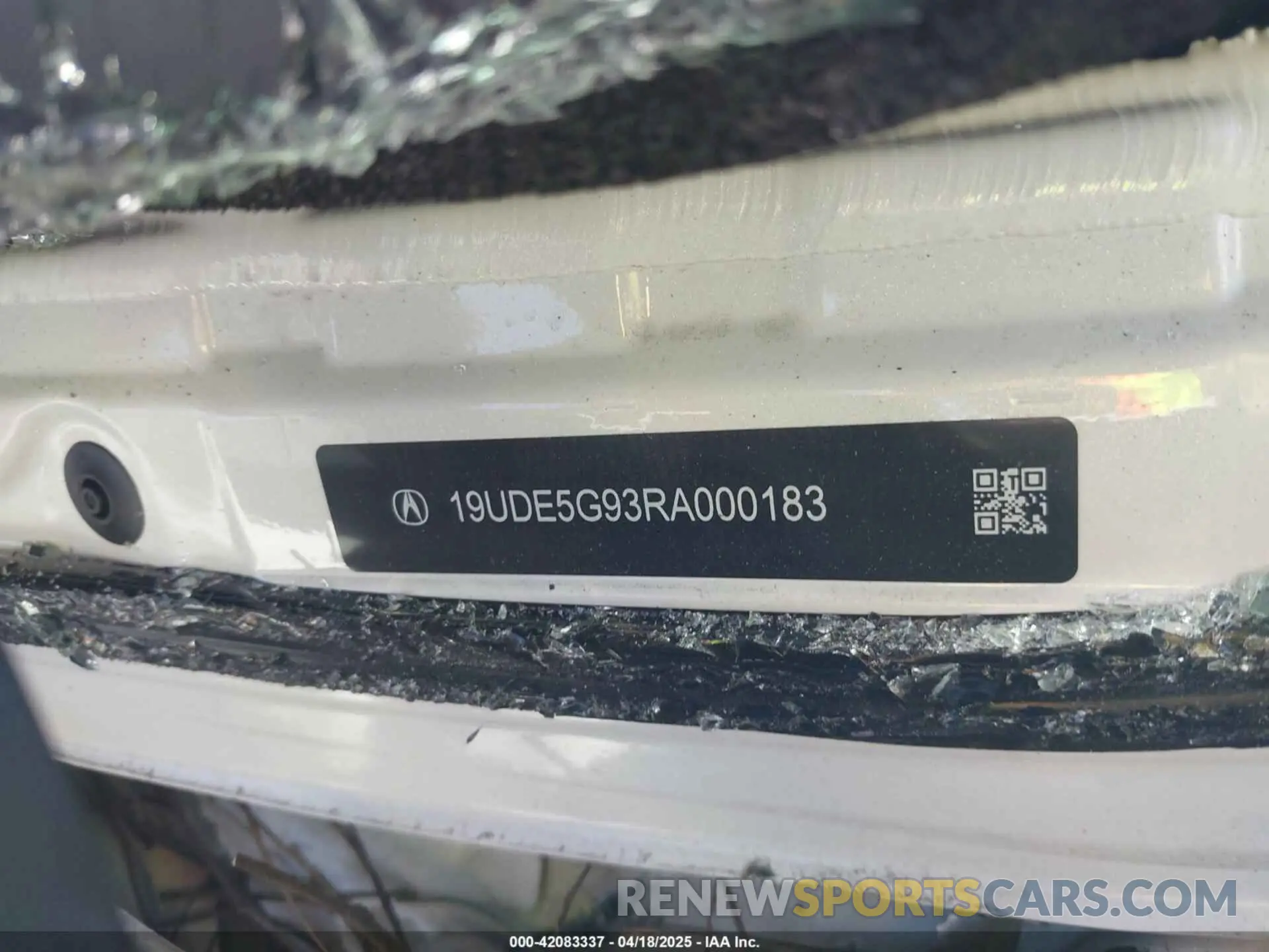 9 fotografías del automóvil dañado 19UDE5G93RA000183 ACURA INTEGRA 2024