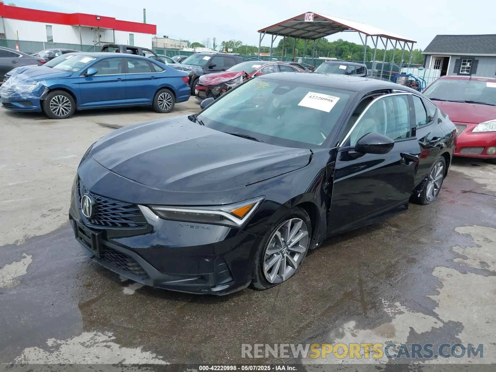 2 fotografías del automóvil dañado 19UDE4H26SA006528 ACURA INTEGRA 2025