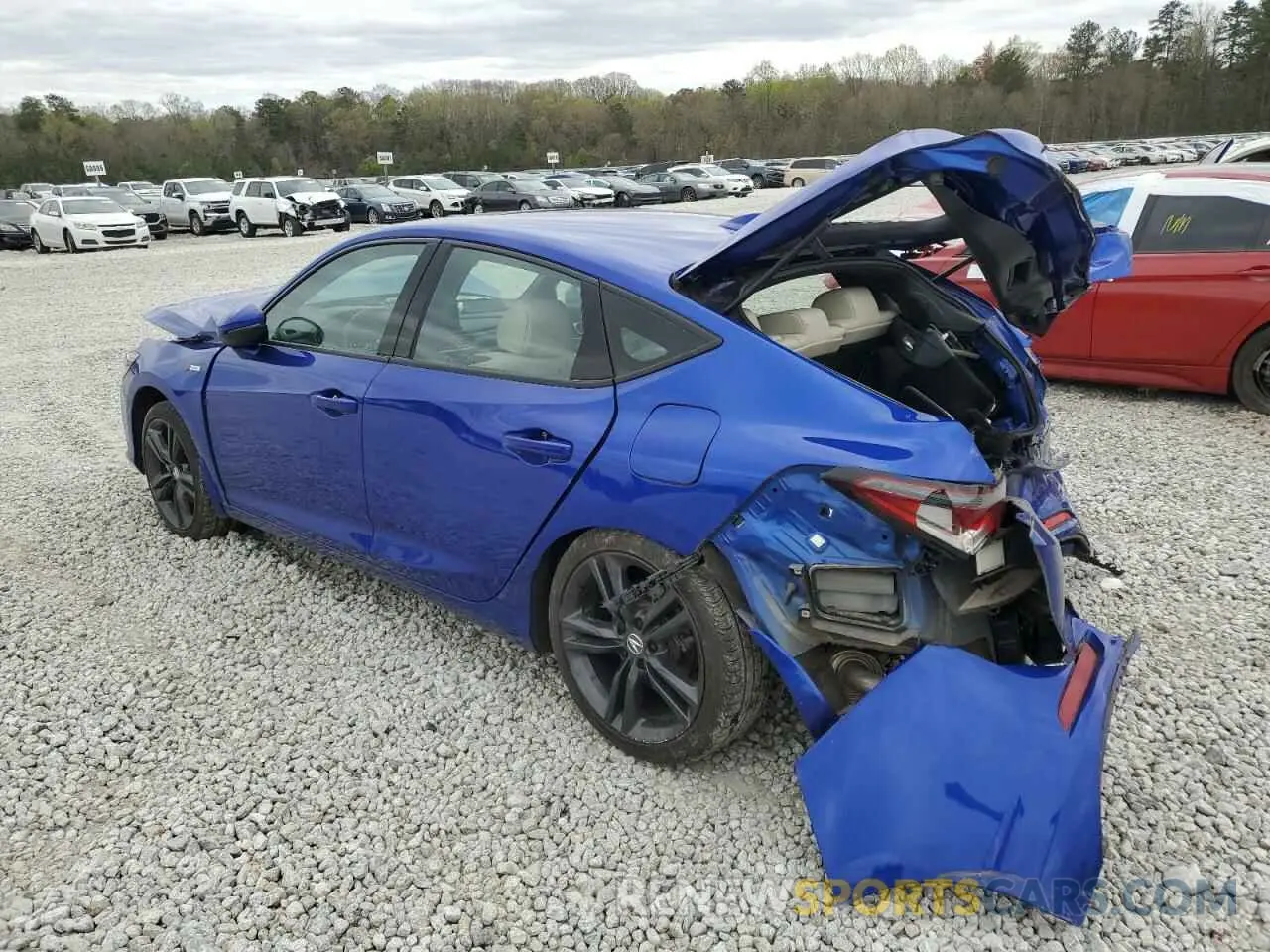 2 fotografías del automóvil dañado 19UDE4G76PA008493 ACURA INTEGRA A- 2023