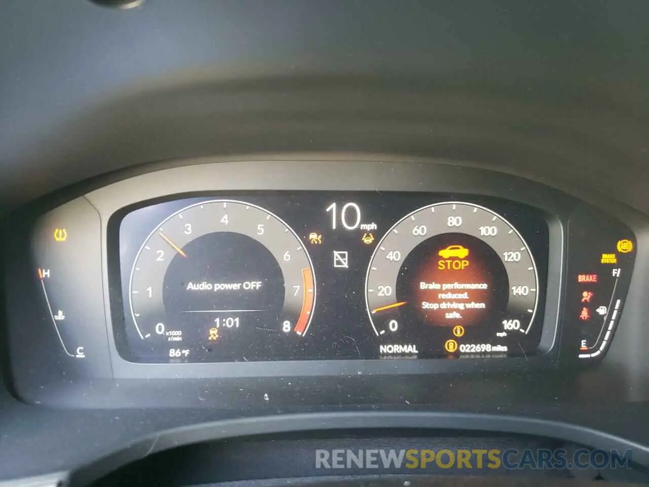 9 fotografías del automóvil dañado 19UDE4G77PA015324 ACURA INTEGRA A- 2023