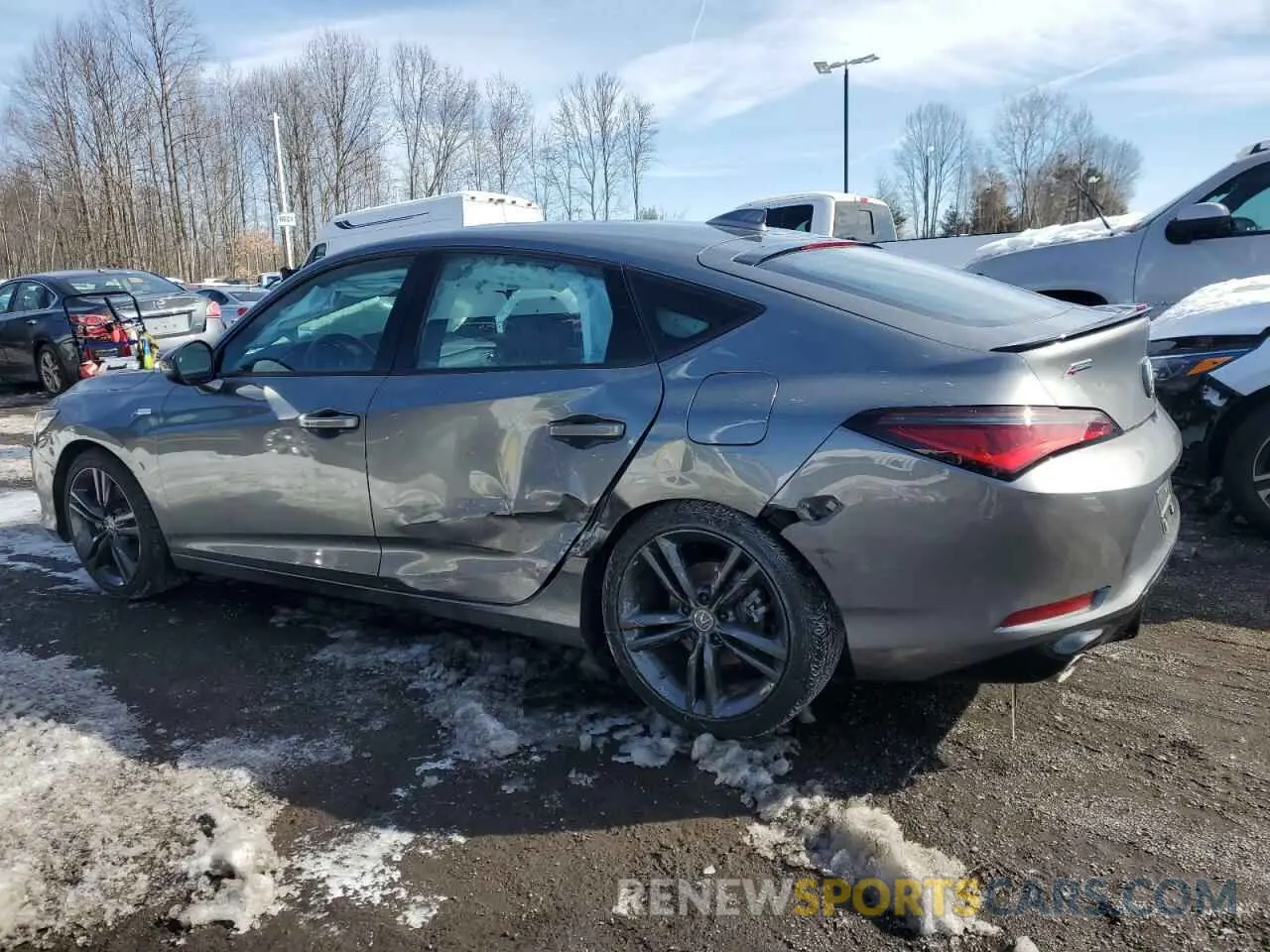 2 fotografías del automóvil dañado 19UDE4H33PA007930 ACURA INTEGRA A- 2023