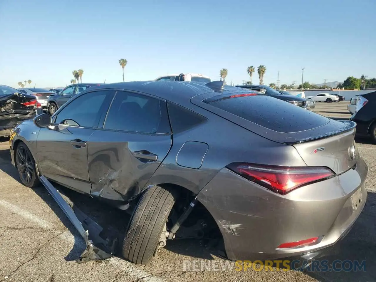 2 fotografías del automóvil dañado 19UDE4H34PA014336 ACURA INTEGRA A- 2023