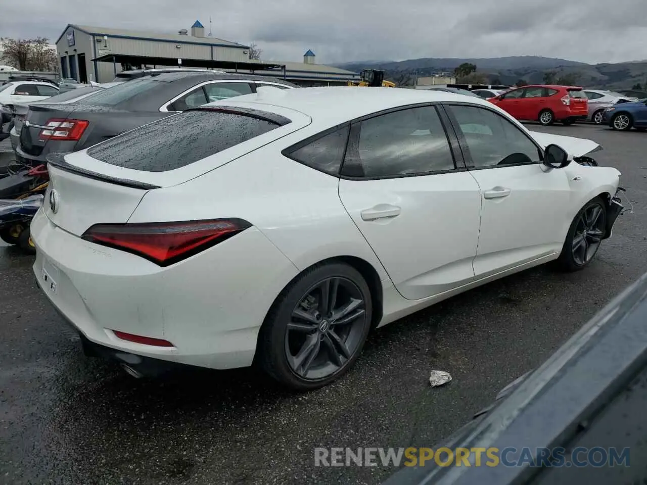 3 fotografías del automóvil dañado 19UDE4H35PA008058 ACURA INTEGRA A- 2023