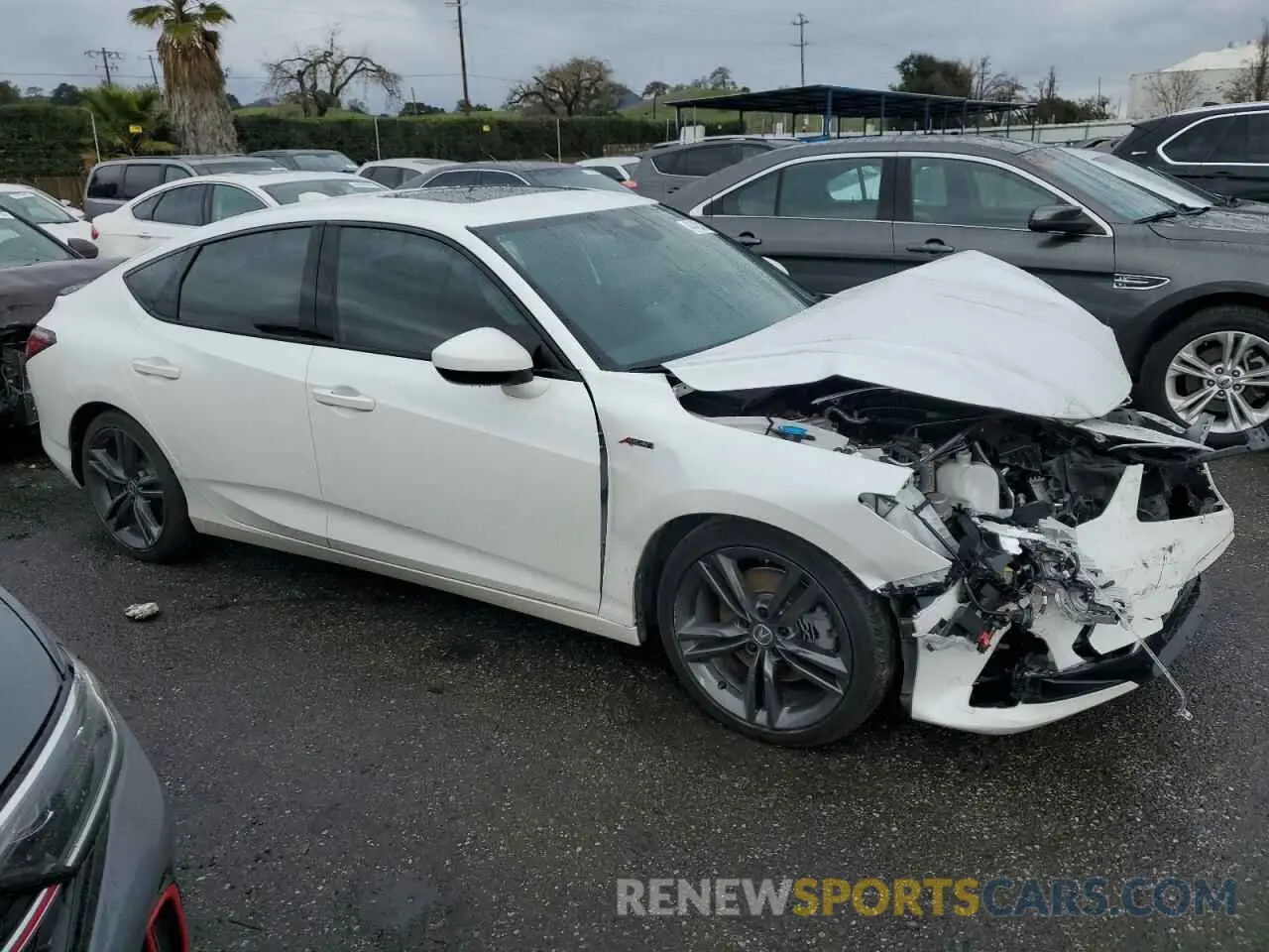 4 fotografías del automóvil dañado 19UDE4H35PA008058 ACURA INTEGRA A- 2023