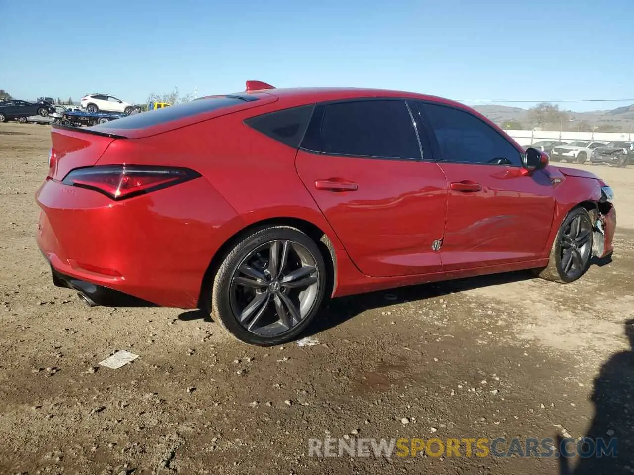 3 fotografías del automóvil dañado 19UDE4H37PA009552 ACURA INTEGRA A- 2023