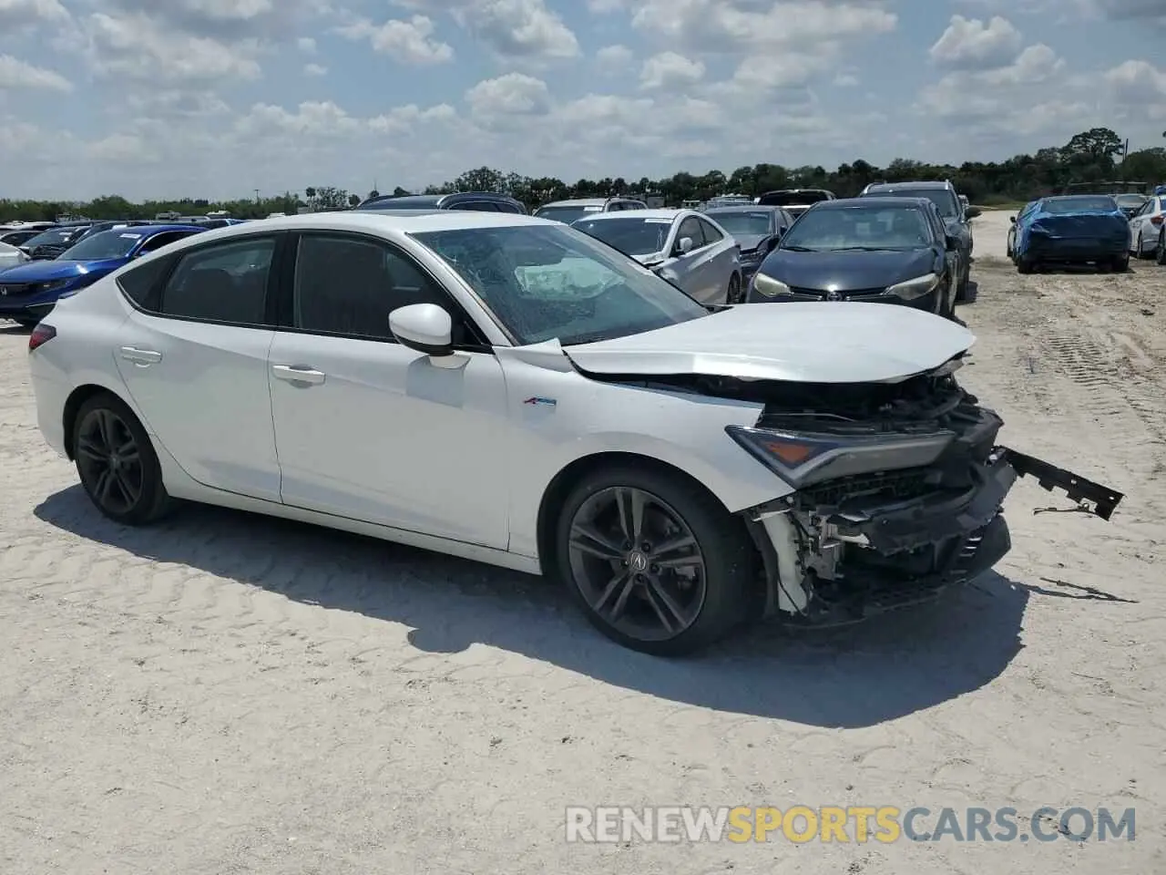 4 fotografías del automóvil dañado 19UDE4H3XPA020965 ACURA INTEGRA A- 2023