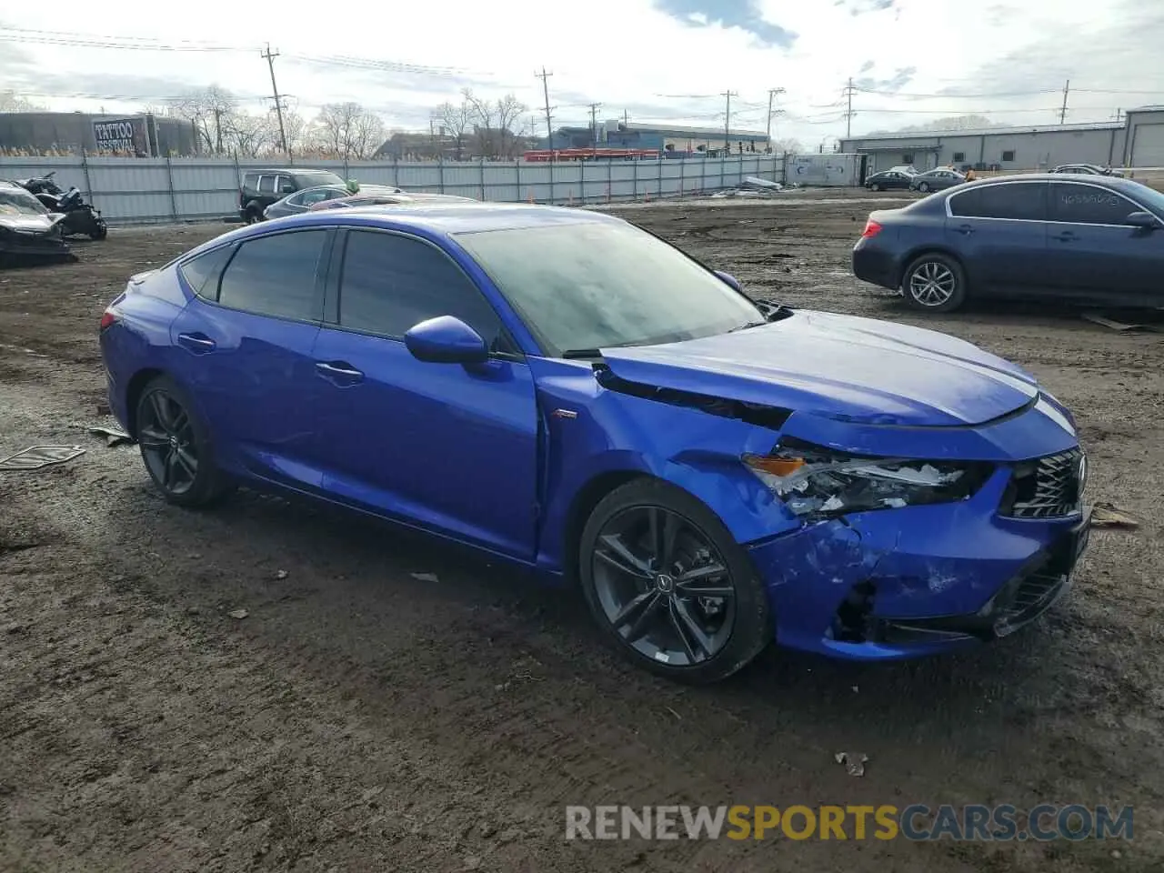 4 fotografías del automóvil dañado 19UDE4H33RA006229 ACURA INTEGRA A- 2024