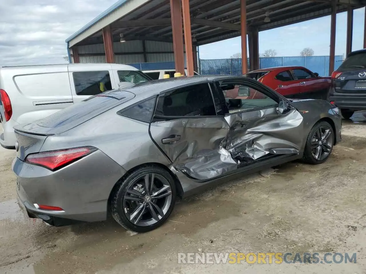 3 fotografías del automóvil dañado 19UDE4H39RA002377 ACURA INTEGRA A- 2024