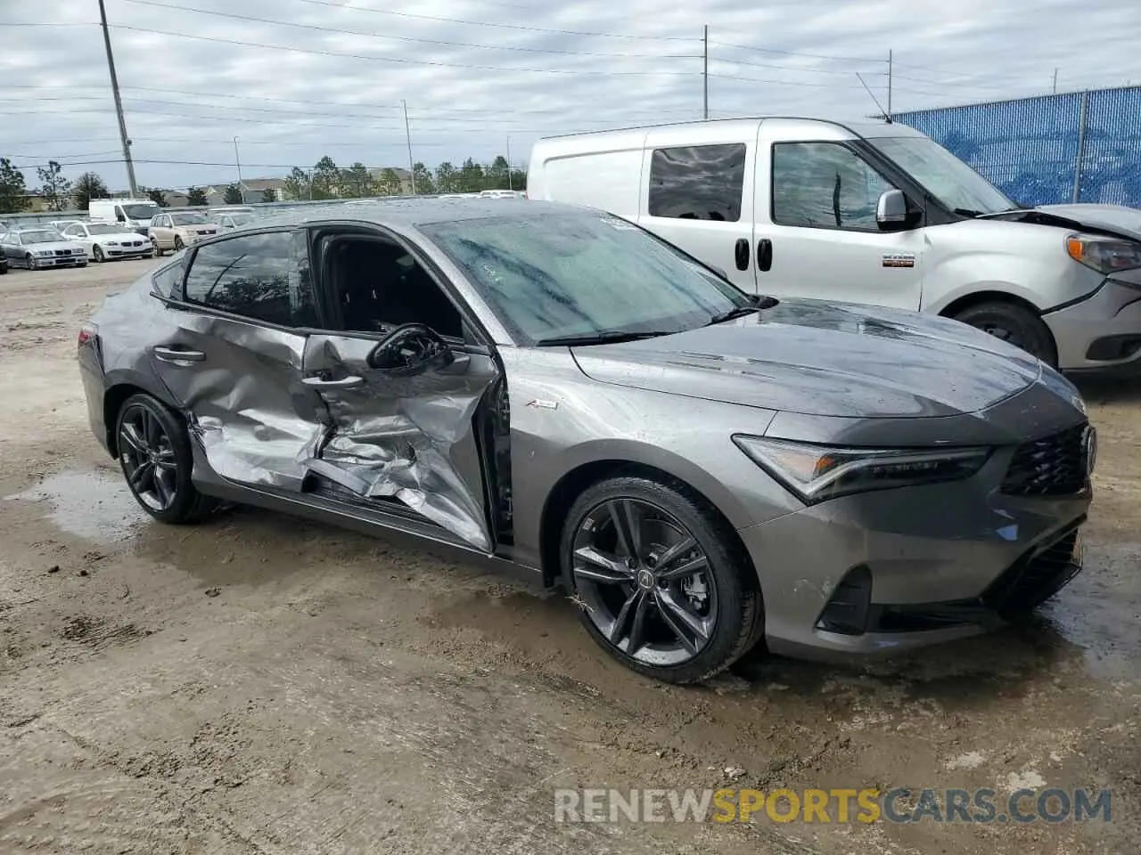 4 fotografías del automóvil dañado 19UDE4H39RA002377 ACURA INTEGRA A- 2024