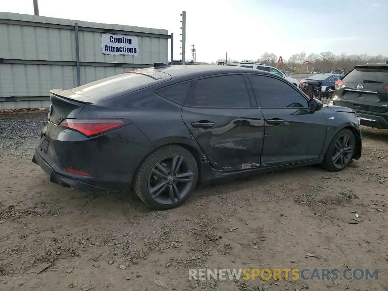 3 fotografías del automóvil dañado 19UDE4H37SA005462 ACURA INTEGRA A- 2025