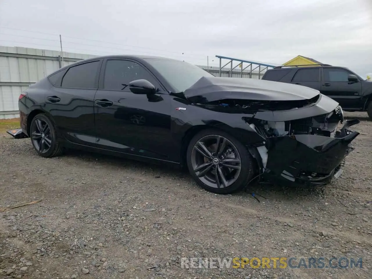 4 fotografías del automóvil dañado 19UDE4H67SA008209 ACURA INTEGRA A- 2025