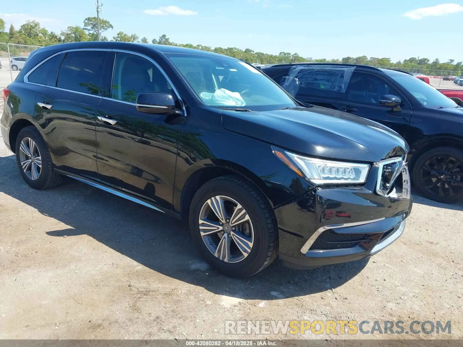 1 fotografías del automóvil dañado 5J8YD3H31KL012538 ACURA MDX 2019