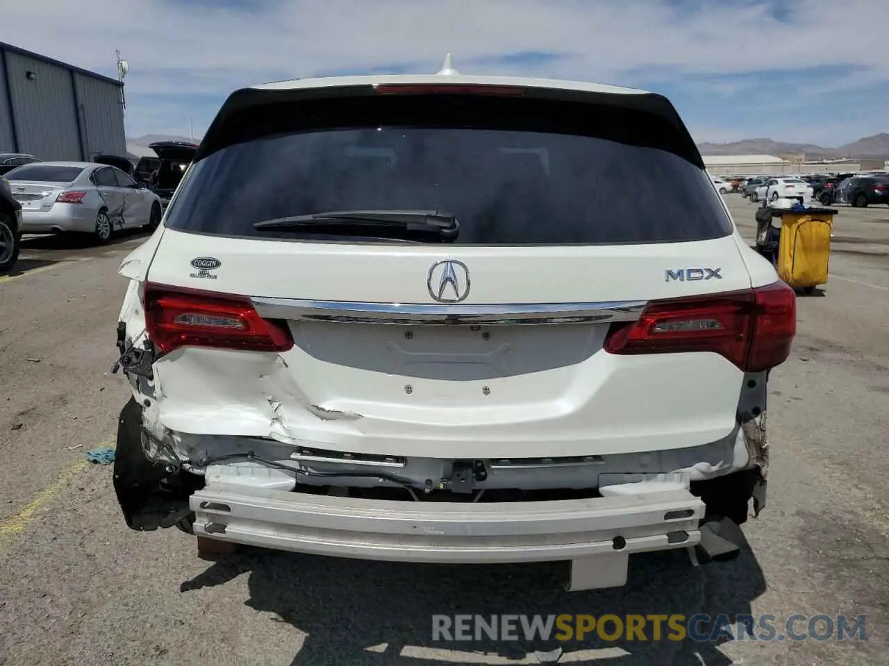 6 fotografías del automóvil dañado 5J8YD3H34KL008337 ACURA MDX 2019