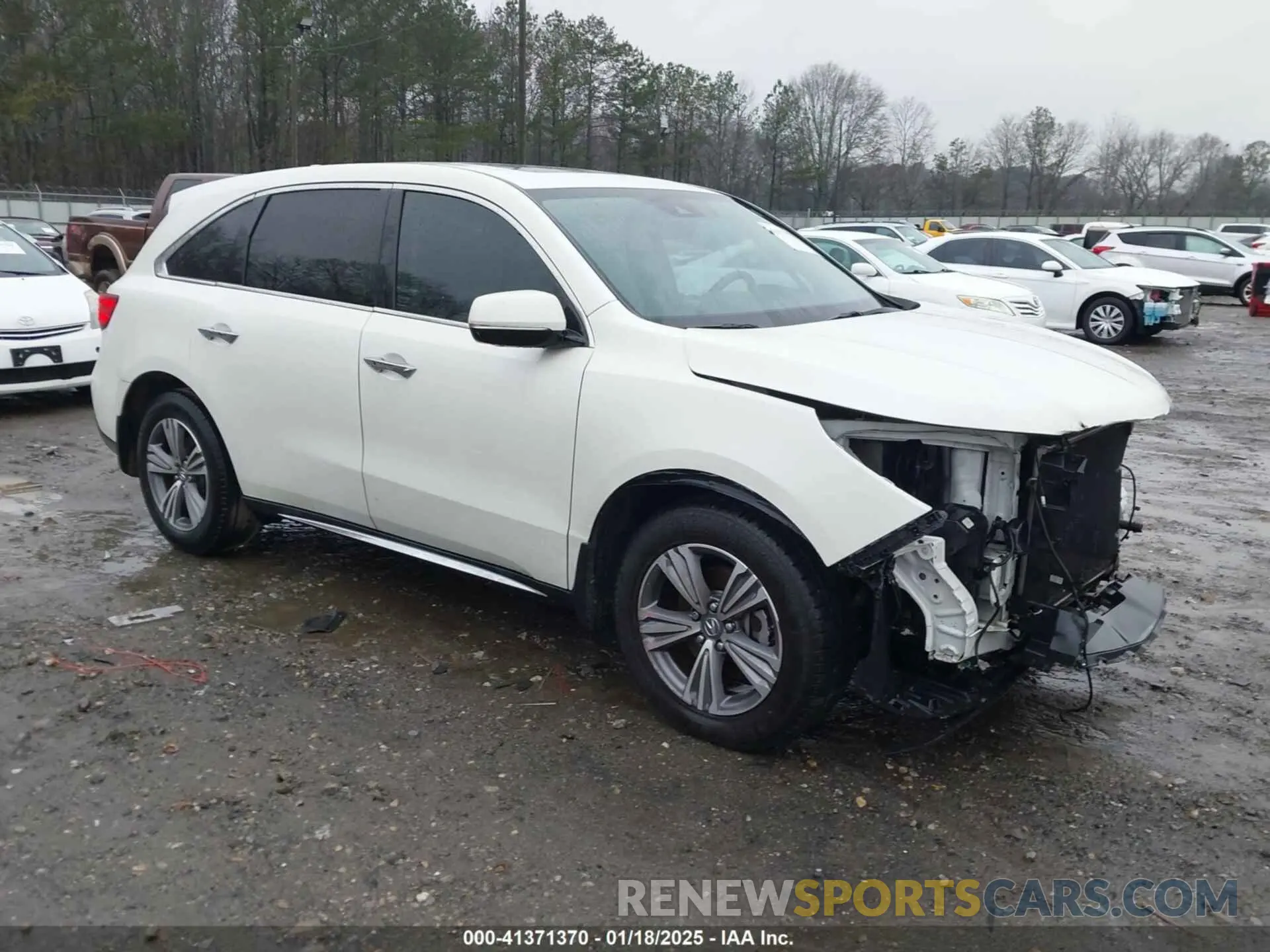 1 fotografías del automóvil dañado 5J8YD3H34KL008922 ACURA MDX 2019