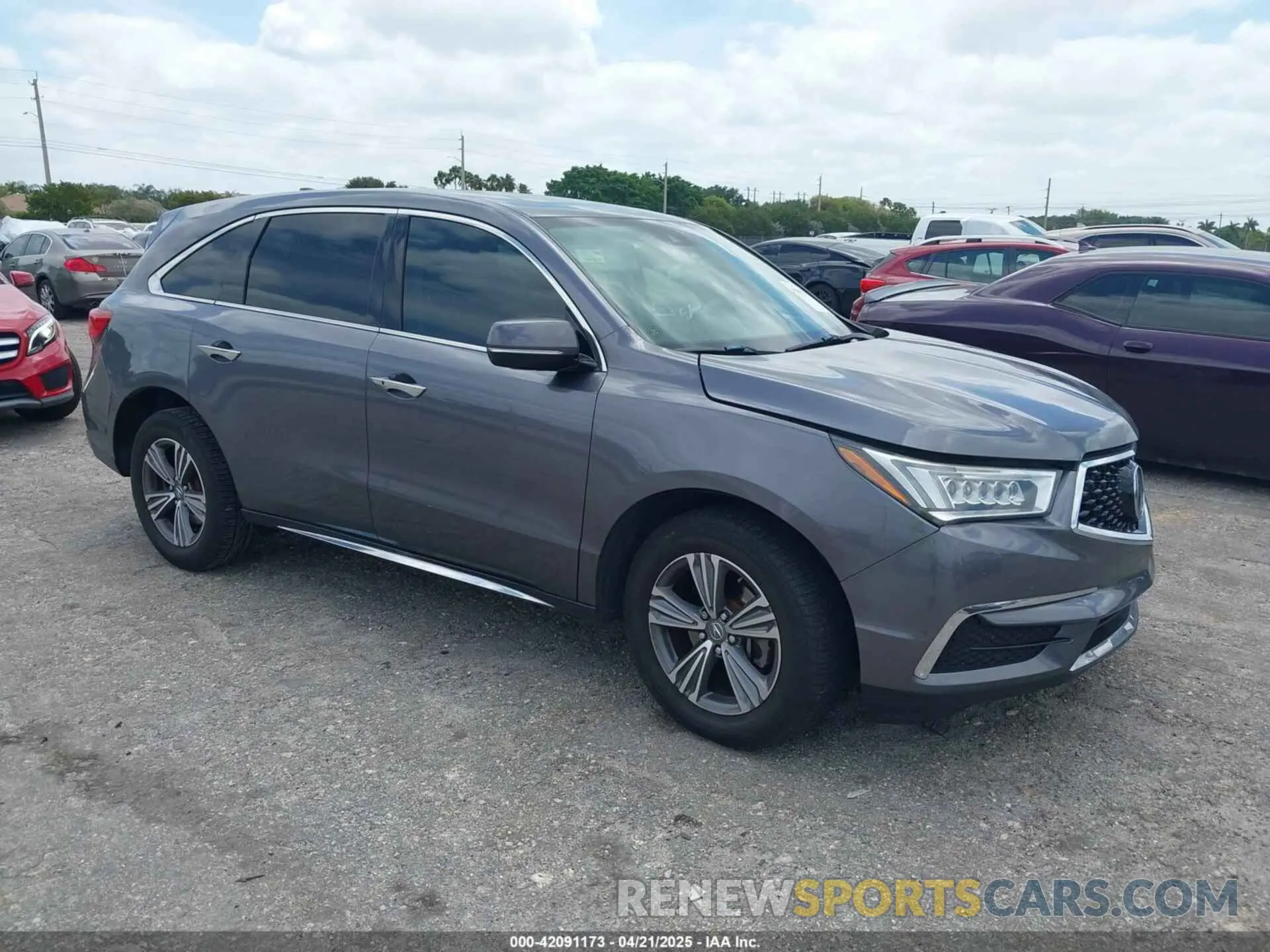 1 fotografías del automóvil dañado 5J8YD3H35KL012428 ACURA MDX 2019
