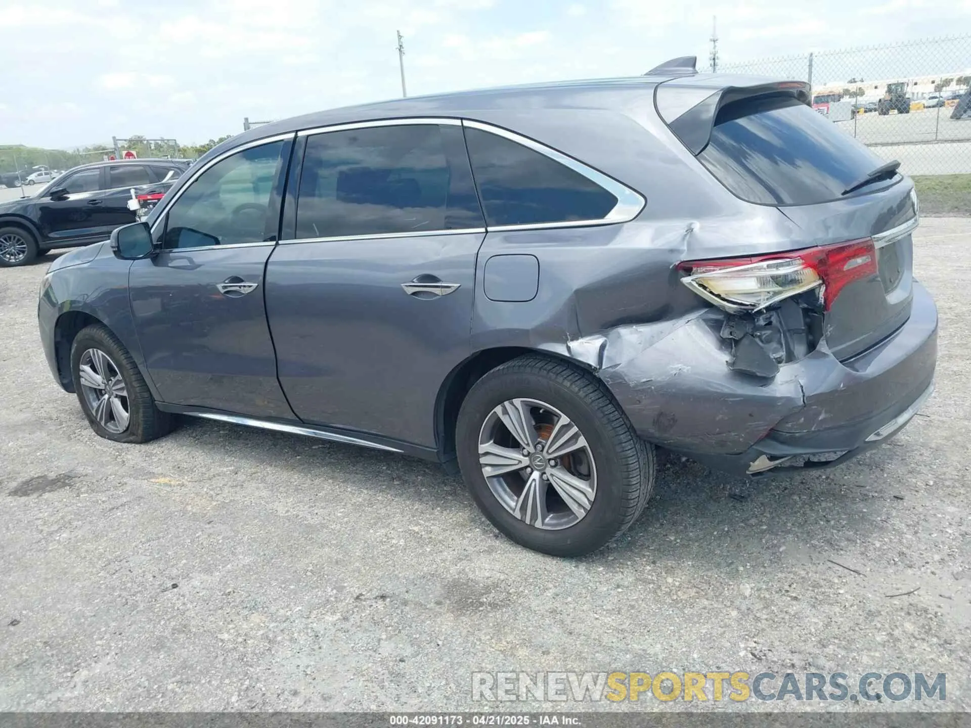 13 fotografías del automóvil dañado 5J8YD3H35KL012428 ACURA MDX 2019