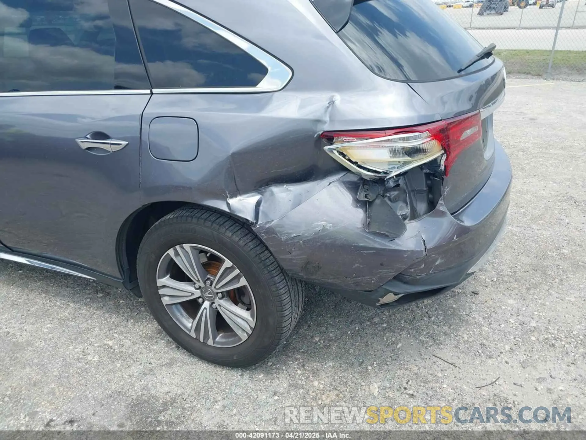 6 fotografías del automóvil dañado 5J8YD3H35KL012428 ACURA MDX 2019