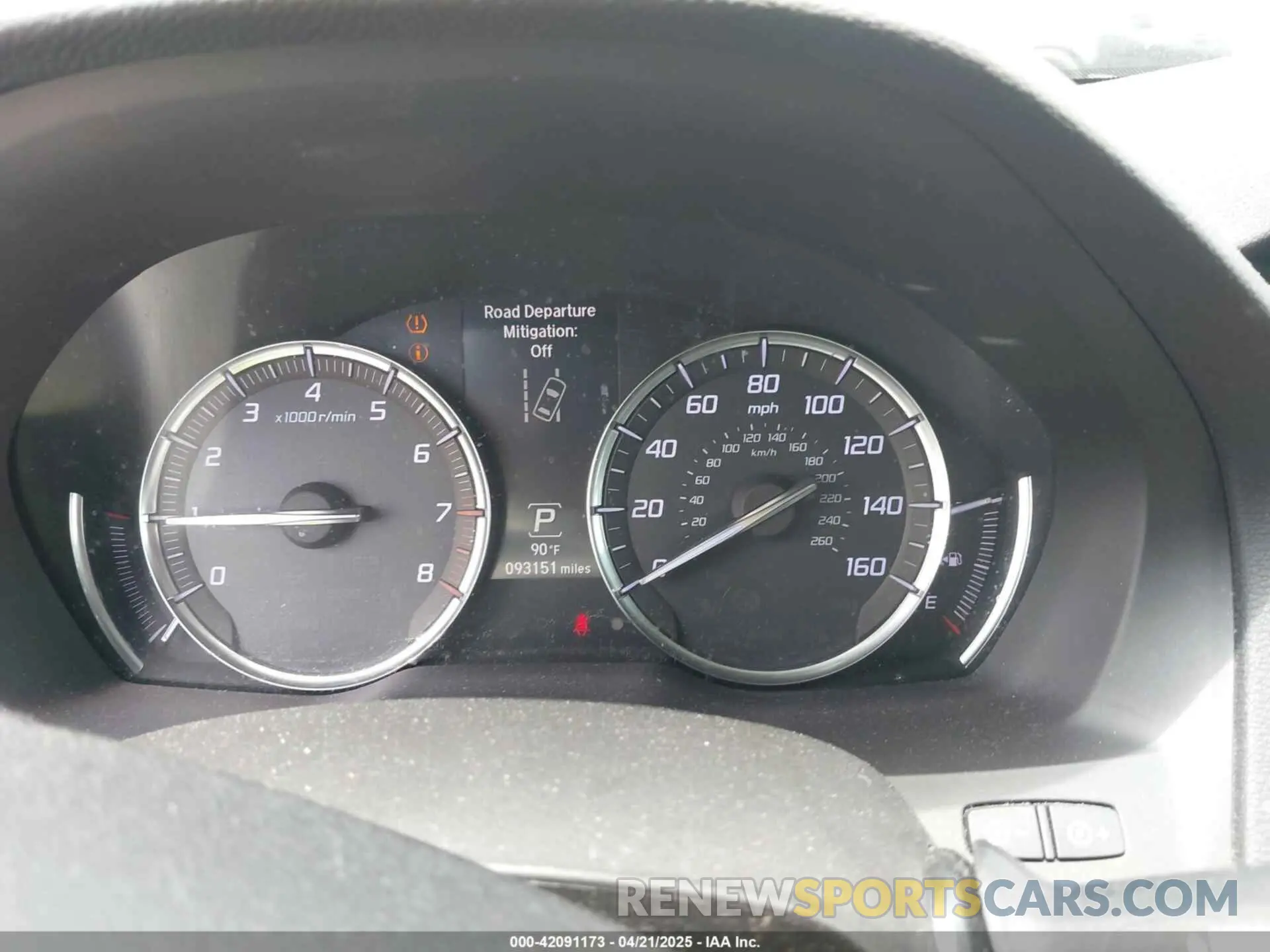 7 fotografías del automóvil dañado 5J8YD3H35KL012428 ACURA MDX 2019