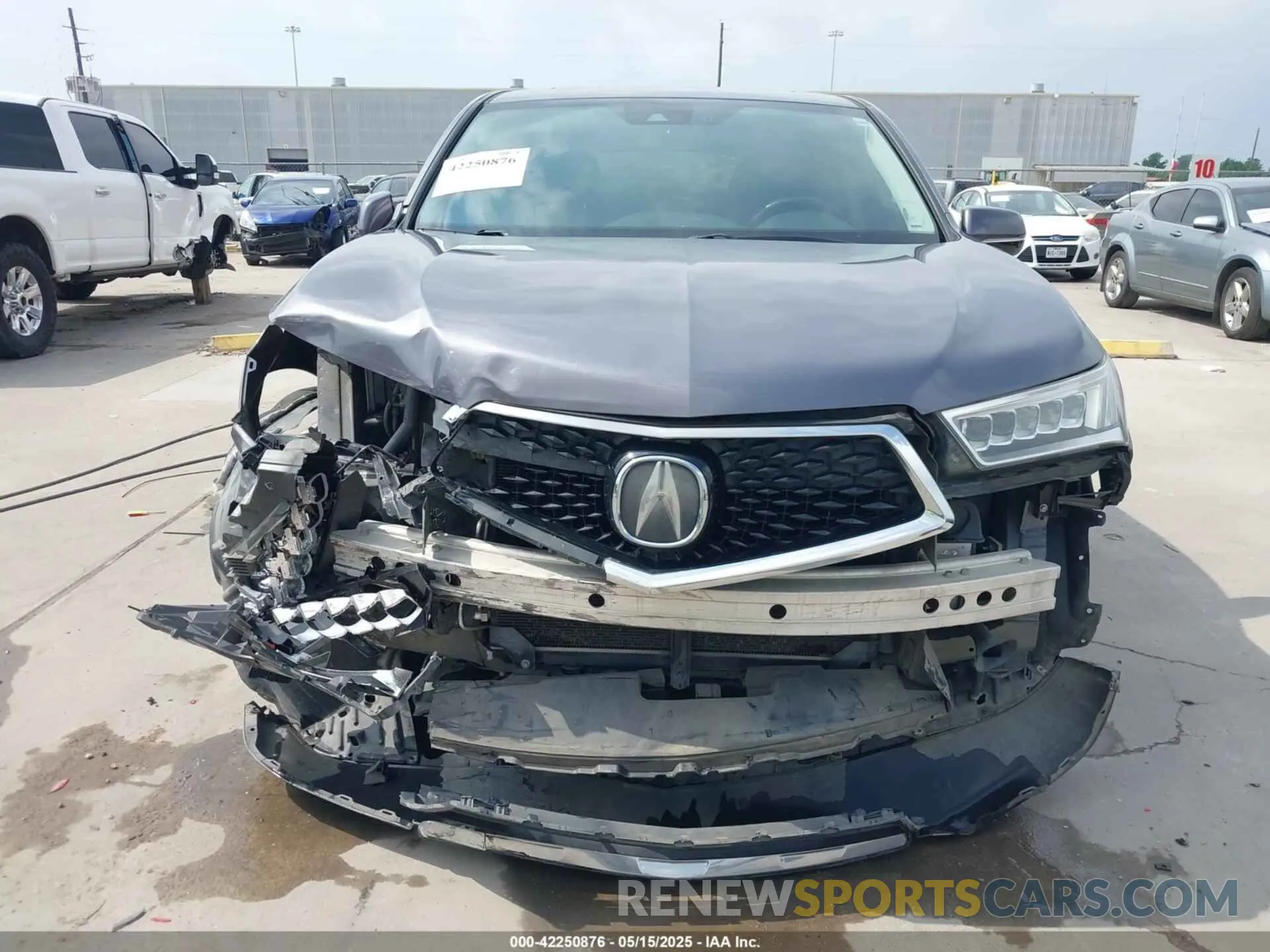 6 fotografías del automóvil dañado 5J8YD3H35KL012798 ACURA MDX 2019