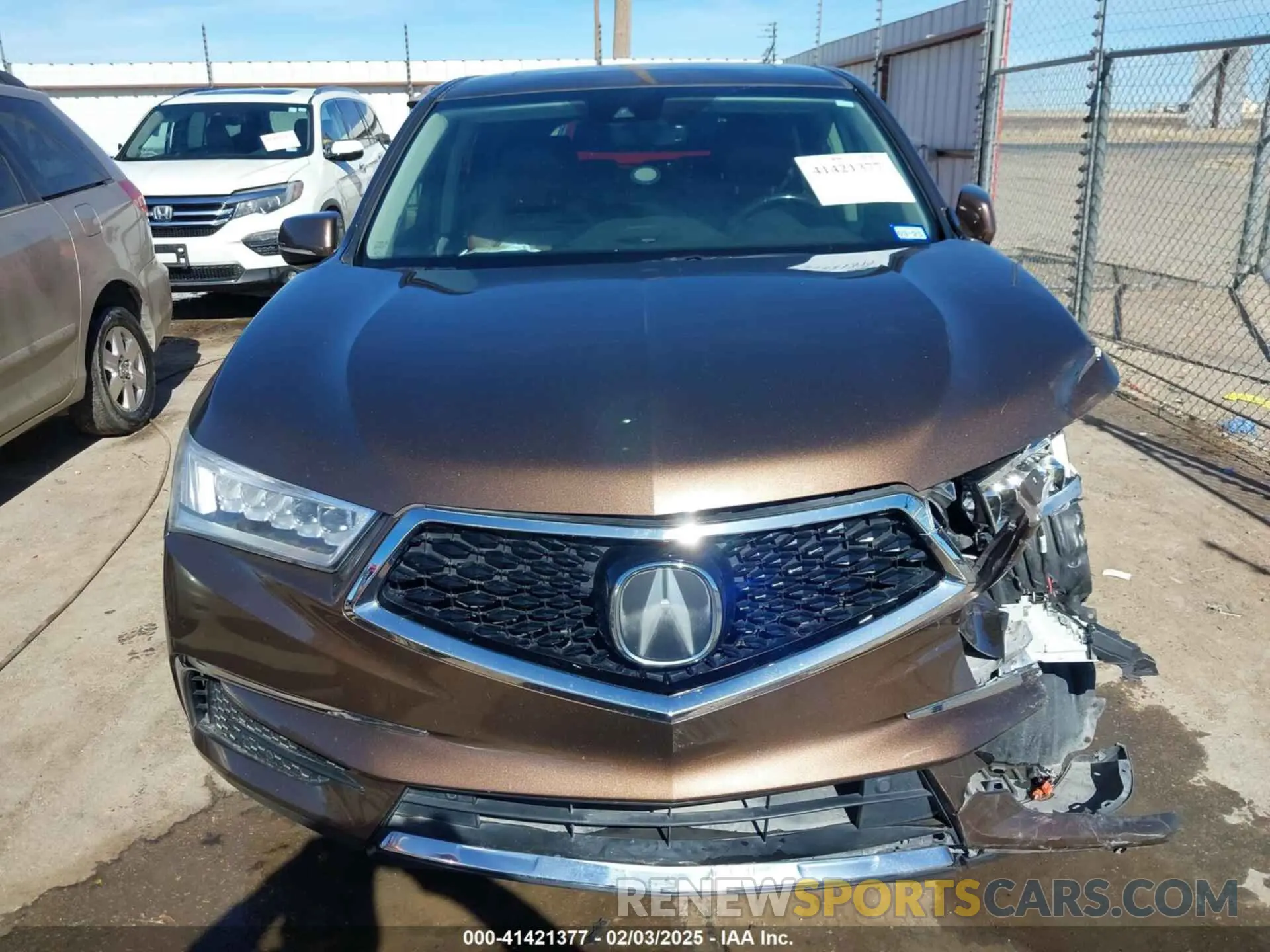 12 fotografías del automóvil dañado 5J8YD3H36KL001065 ACURA MDX 2019