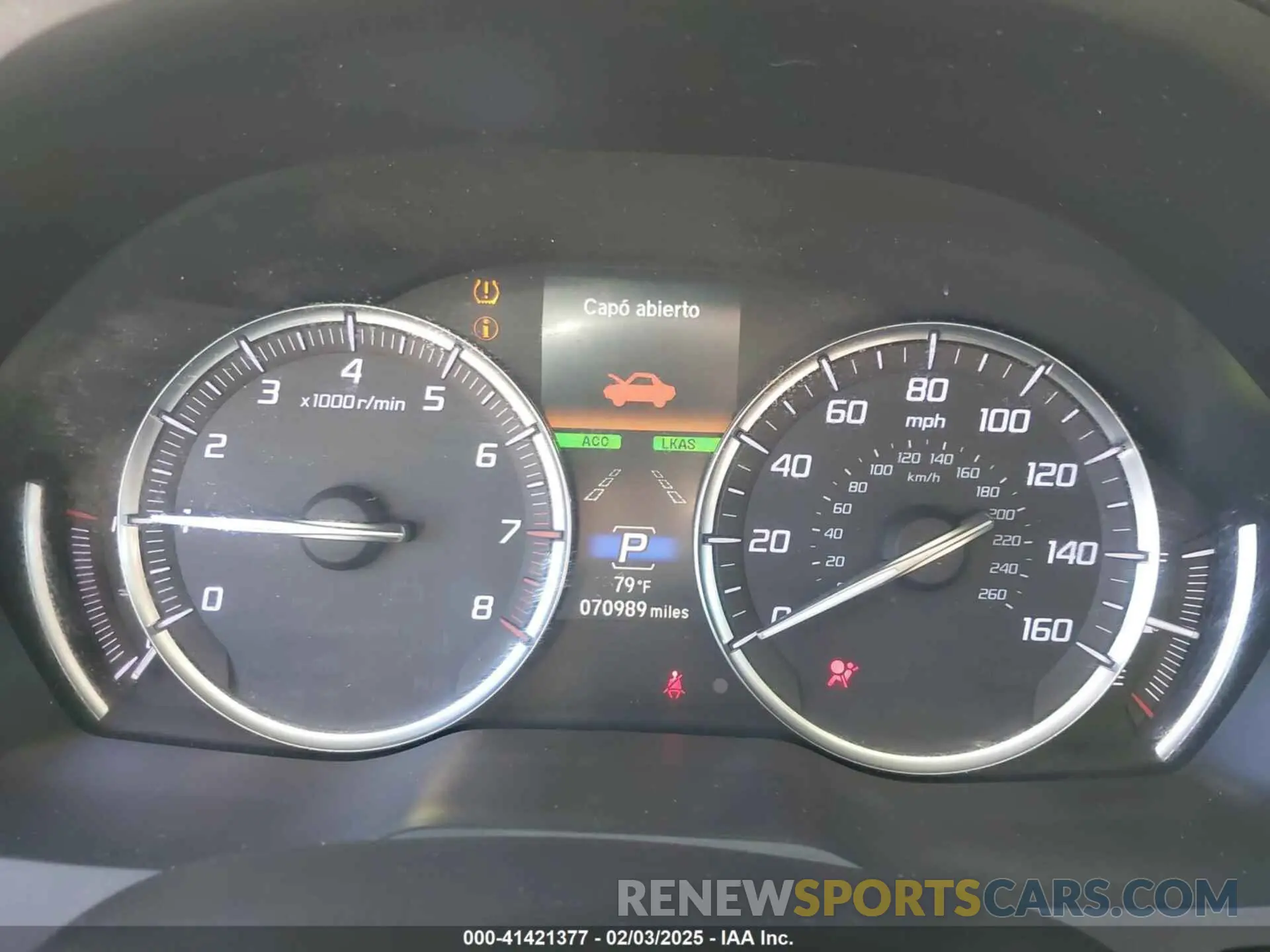 7 fotografías del automóvil dañado 5J8YD3H36KL001065 ACURA MDX 2019