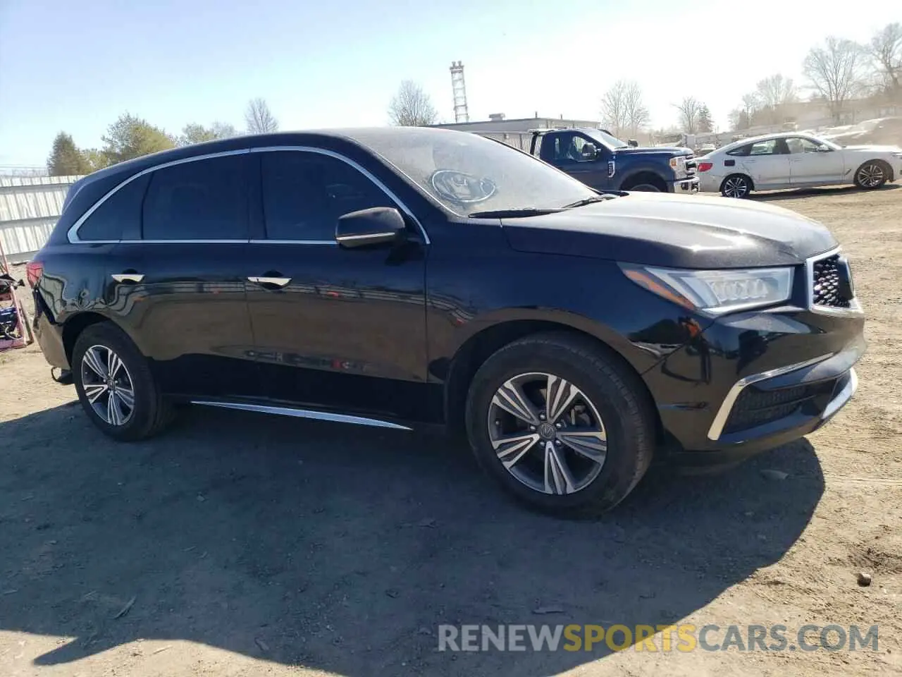 4 fotografías del automóvil dañado 5J8YD3H36KL011322 ACURA MDX 2019