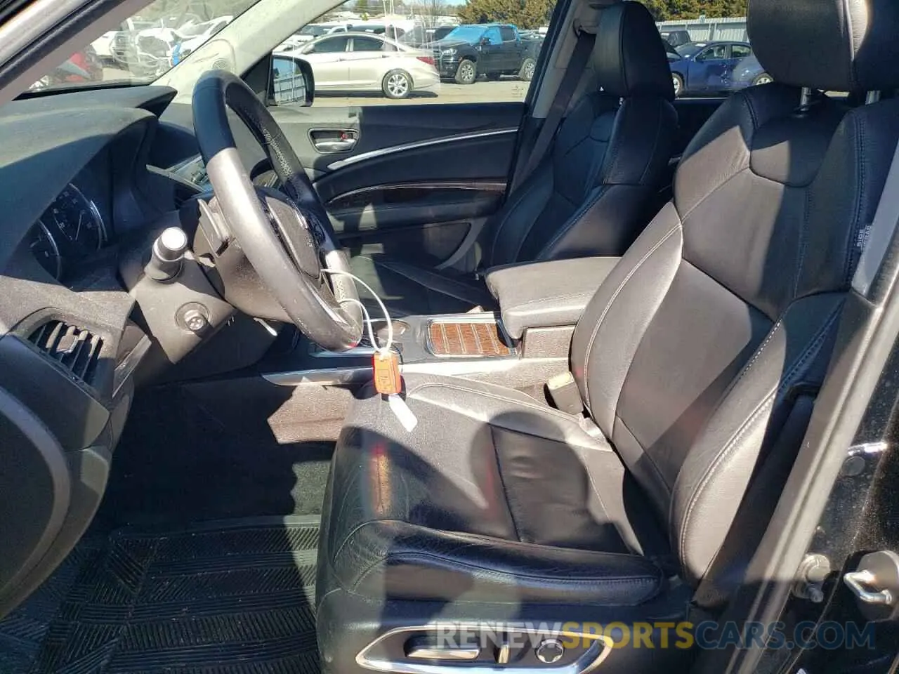7 fotografías del automóvil dañado 5J8YD3H36KL011322 ACURA MDX 2019