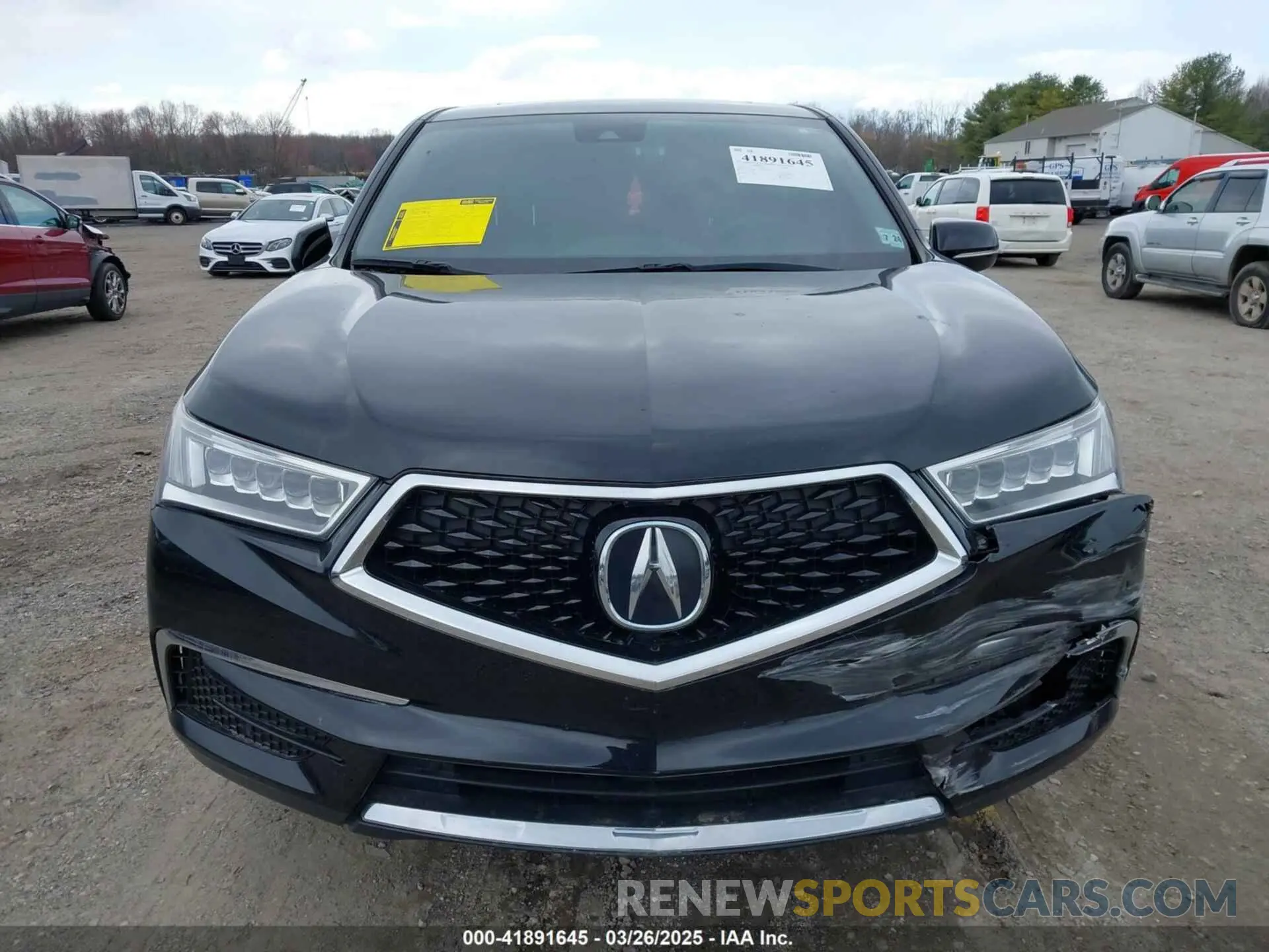 12 fotografías del automóvil dañado 5J8YD3H37KL011278 ACURA MDX 2019