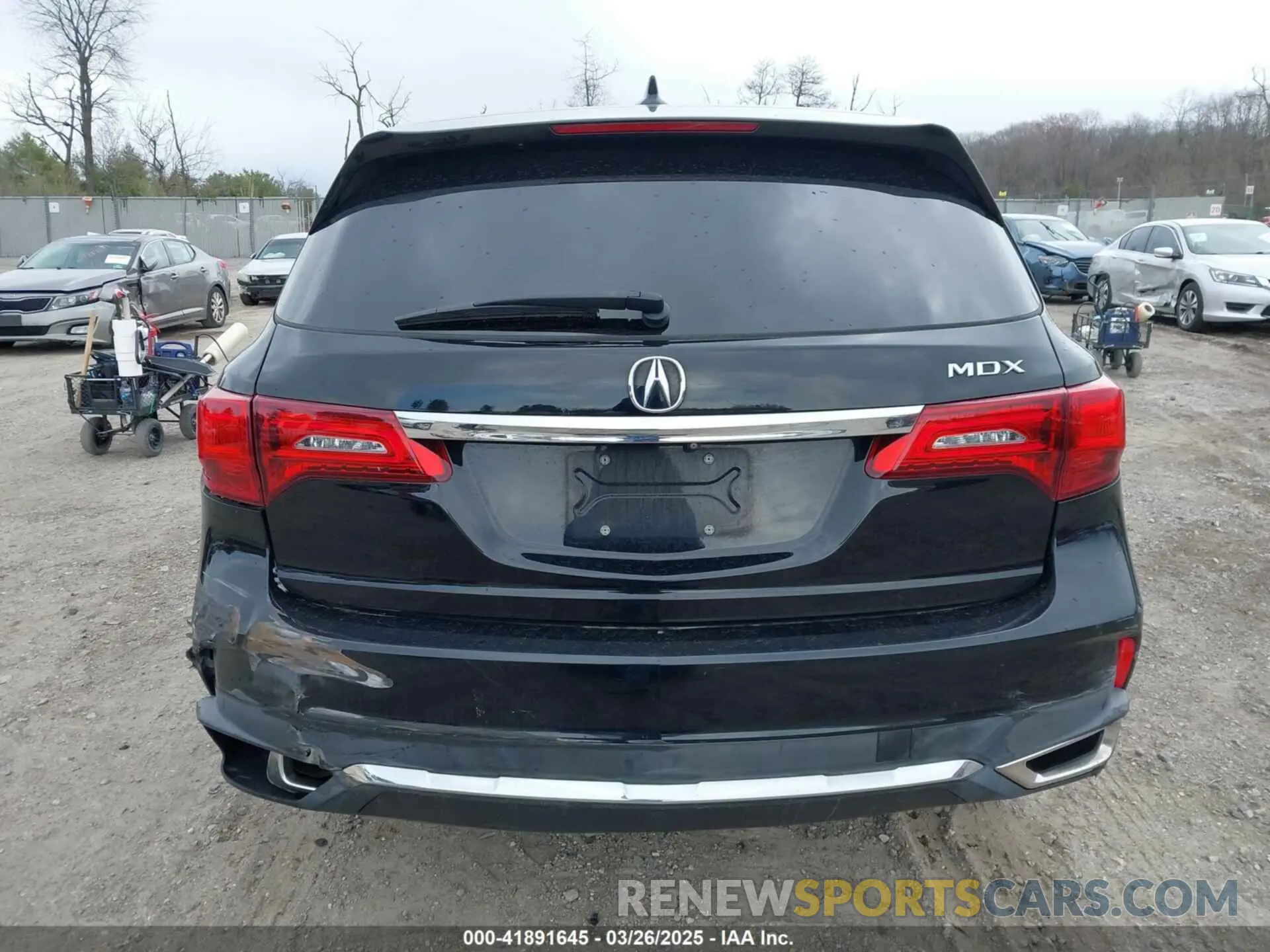 16 fotografías del automóvil dañado 5J8YD3H37KL011278 ACURA MDX 2019