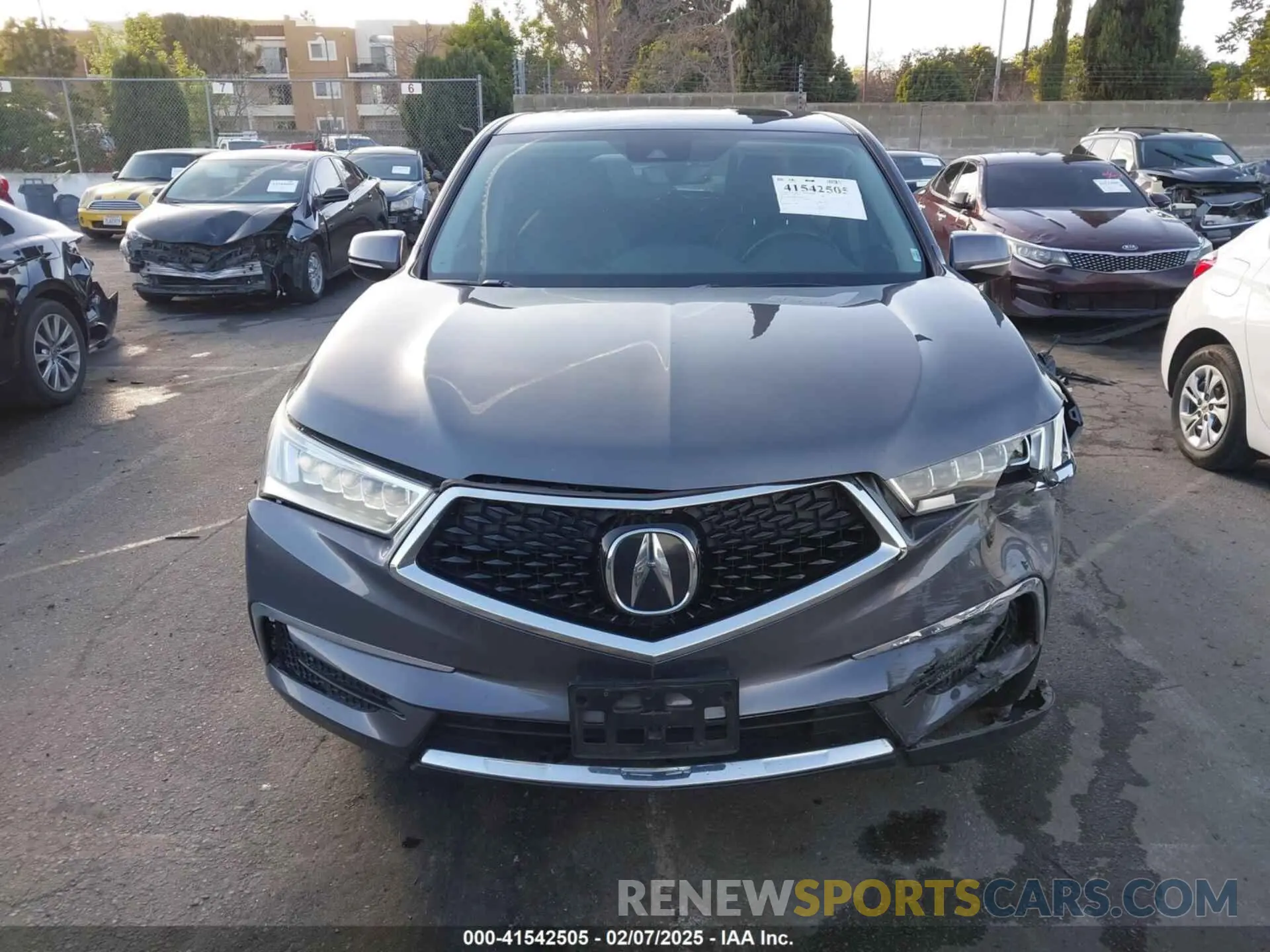12 fotografías del automóvil dañado 5J8YD3H38KL005442 ACURA MDX 2019