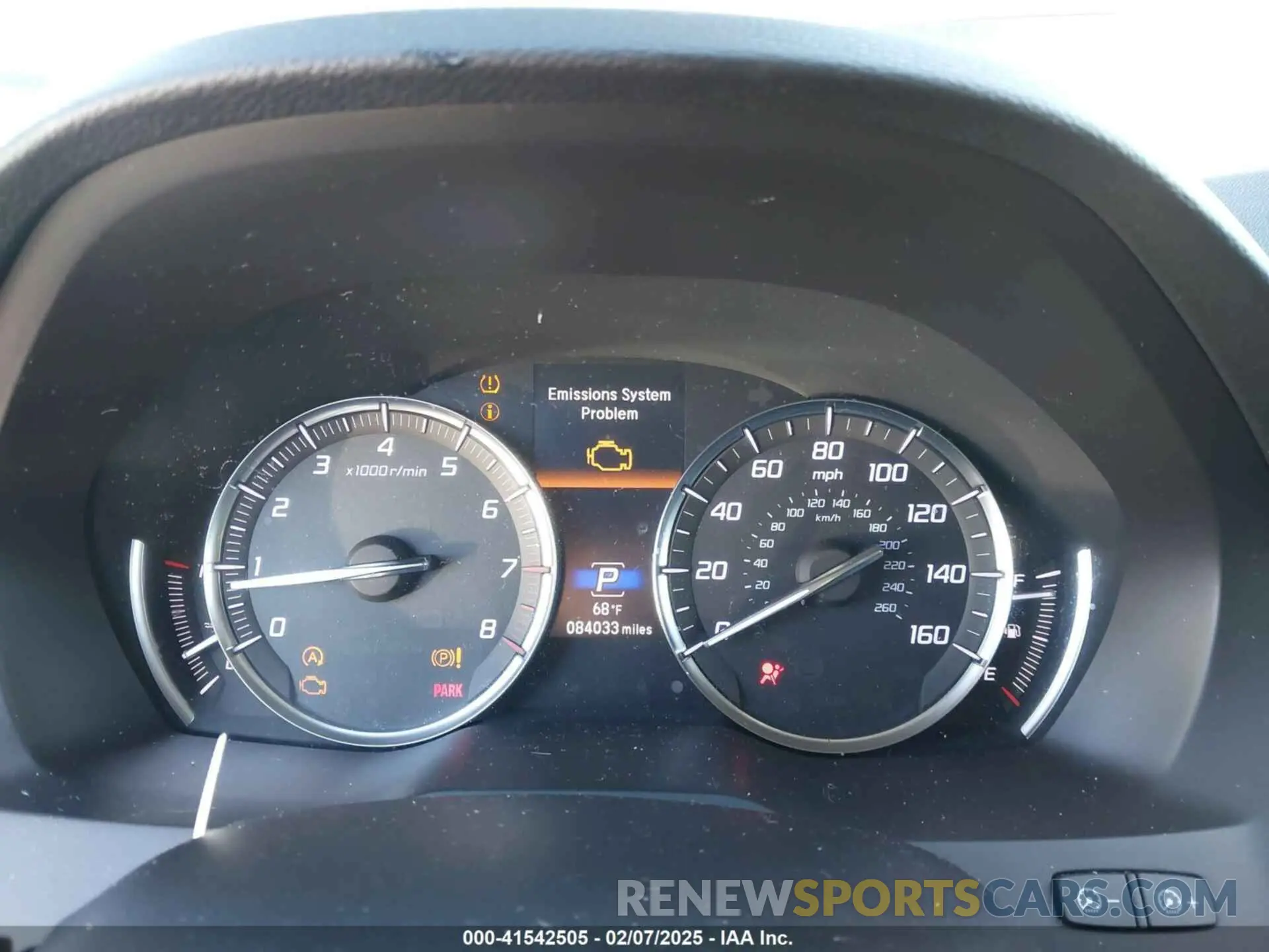 7 fotografías del automóvil dañado 5J8YD3H38KL005442 ACURA MDX 2019
