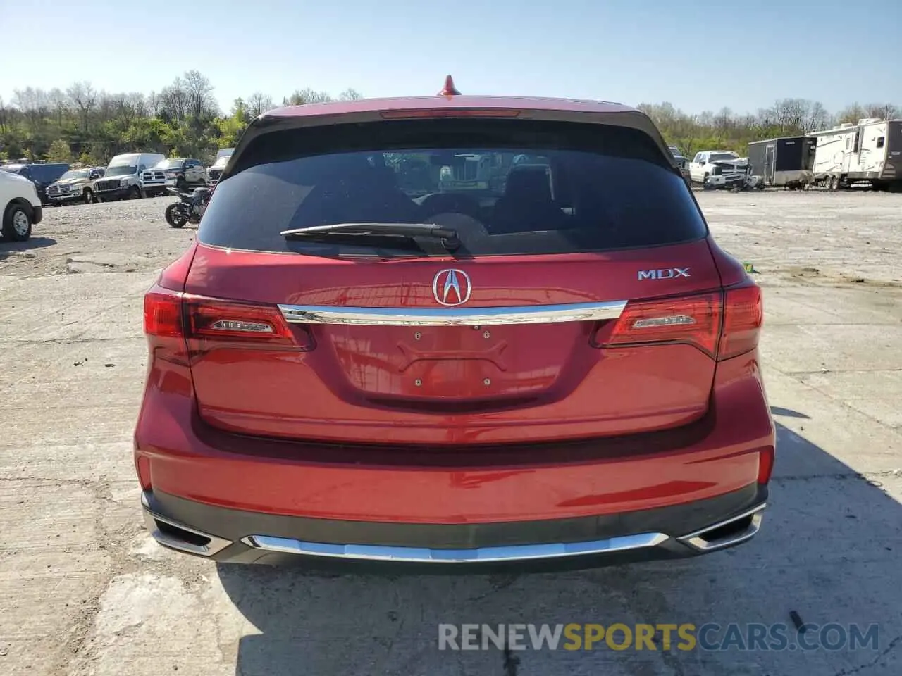 6 fotografías del automóvil dañado 5J8YD3H3XKL003627 ACURA MDX 2019