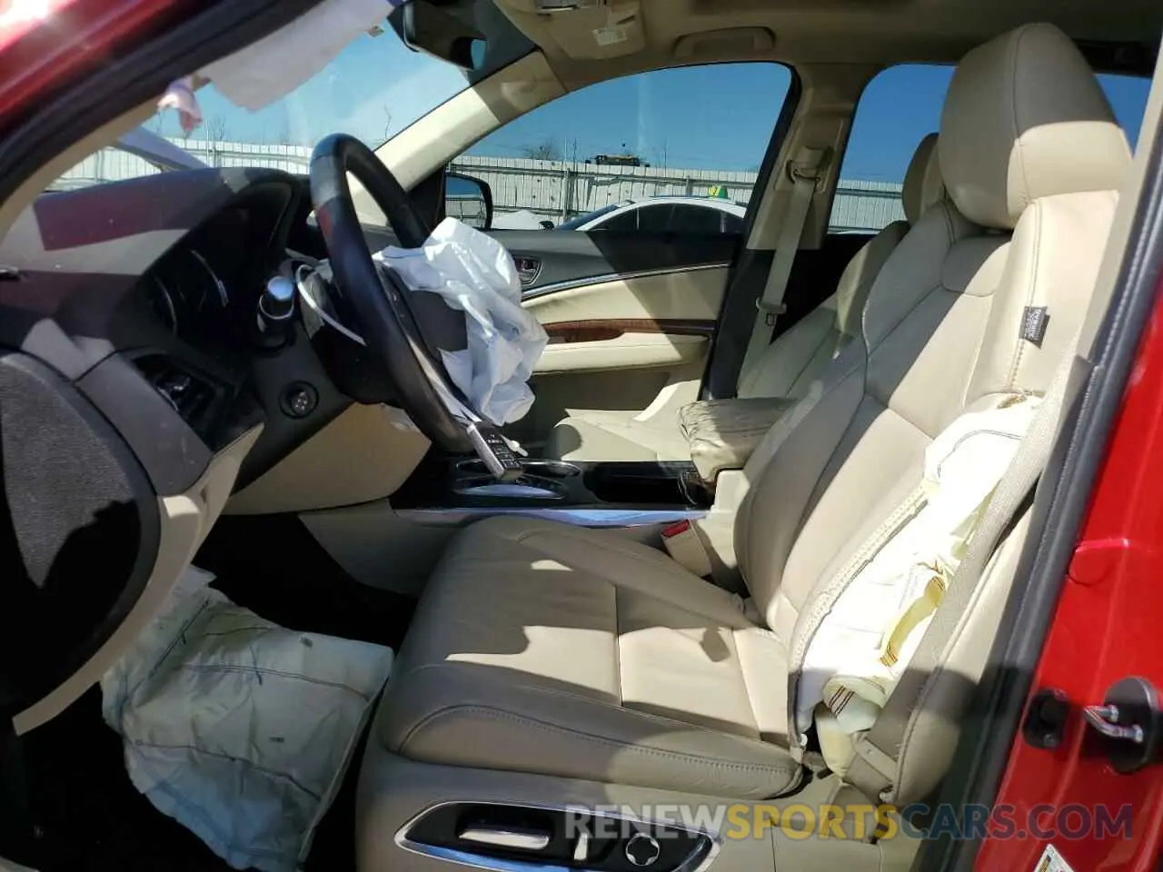 7 fotografías del automóvil dañado 5J8YD3H3XKL003627 ACURA MDX 2019