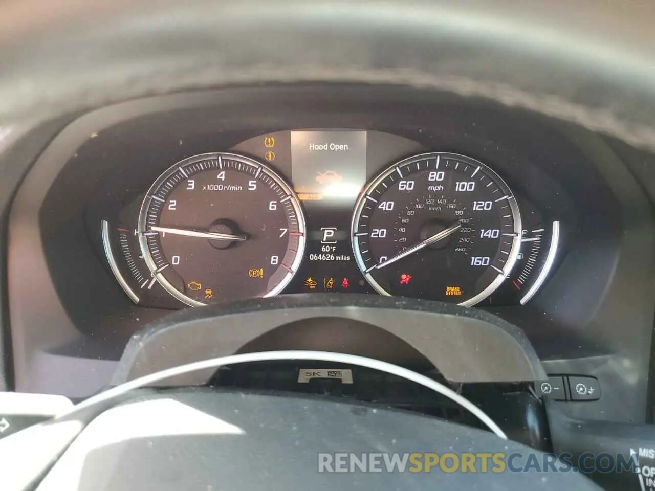9 fotografías del automóvil dañado 5J8YD3H3XKL003627 ACURA MDX 2019