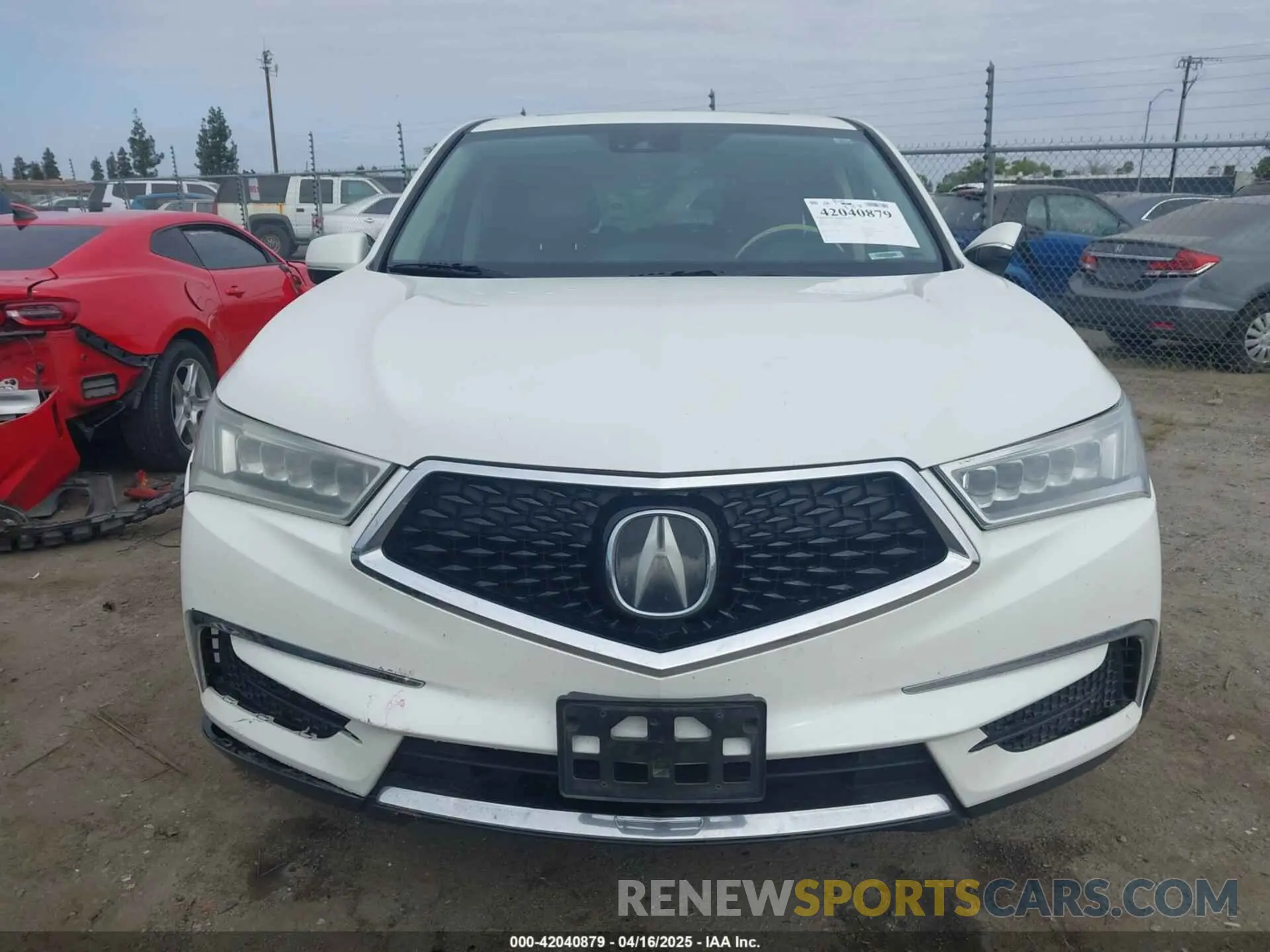 12 fotografías del automóvil dañado 5J8YD3H53KL003230 ACURA MDX 2019