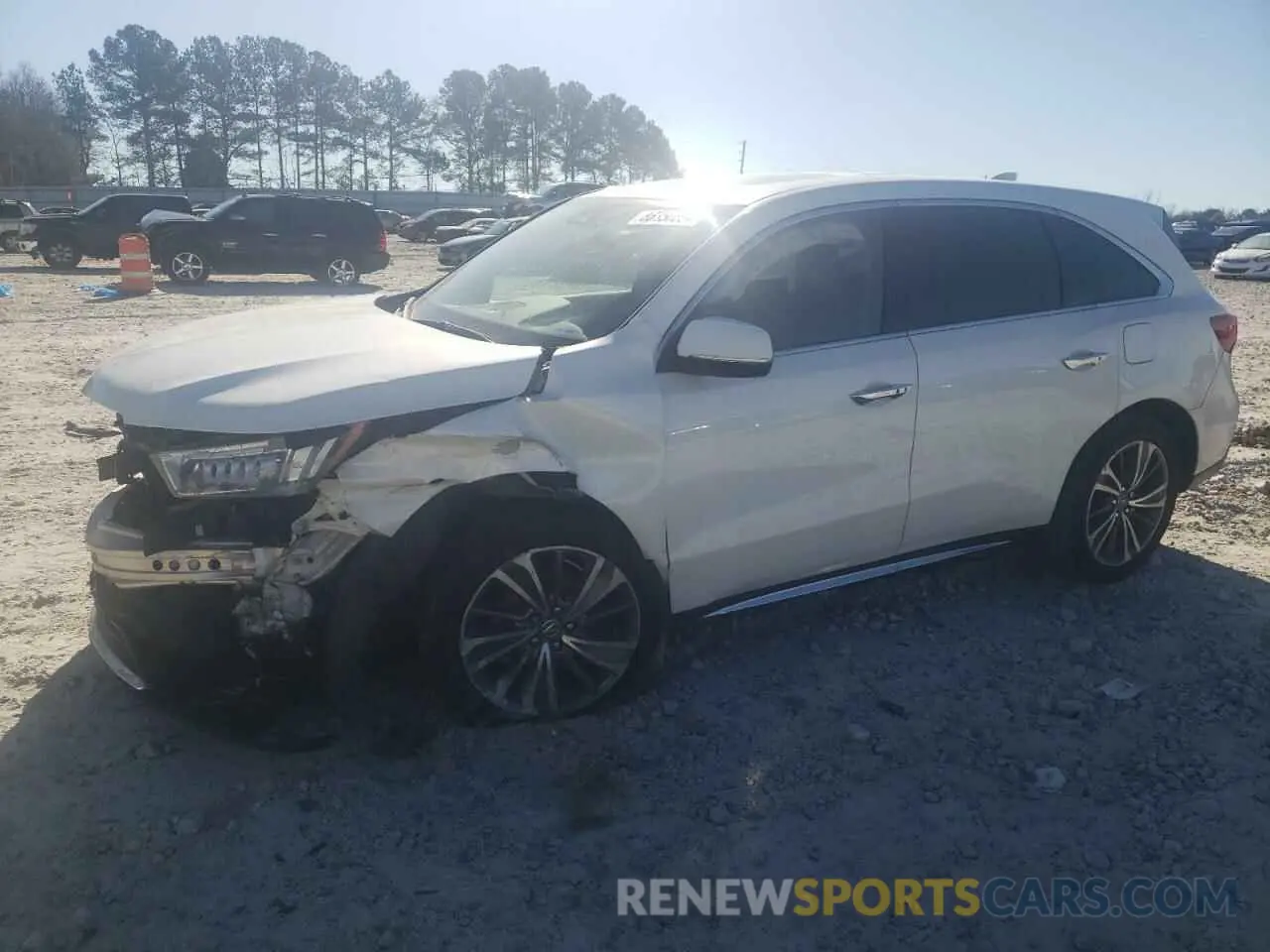1 fotografías del automóvil dañado 5J8YD3H53KL007200 ACURA MDX 2019