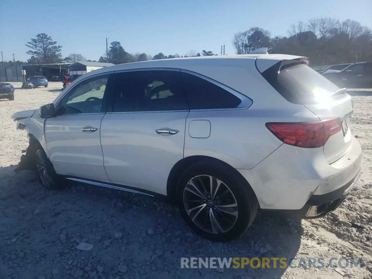 2 fotografías del automóvil dañado 5J8YD3H53KL007200 ACURA MDX 2019