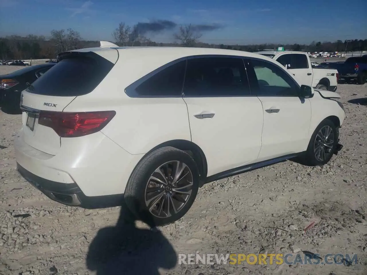 3 fotografías del automóvil dañado 5J8YD3H53KL007200 ACURA MDX 2019