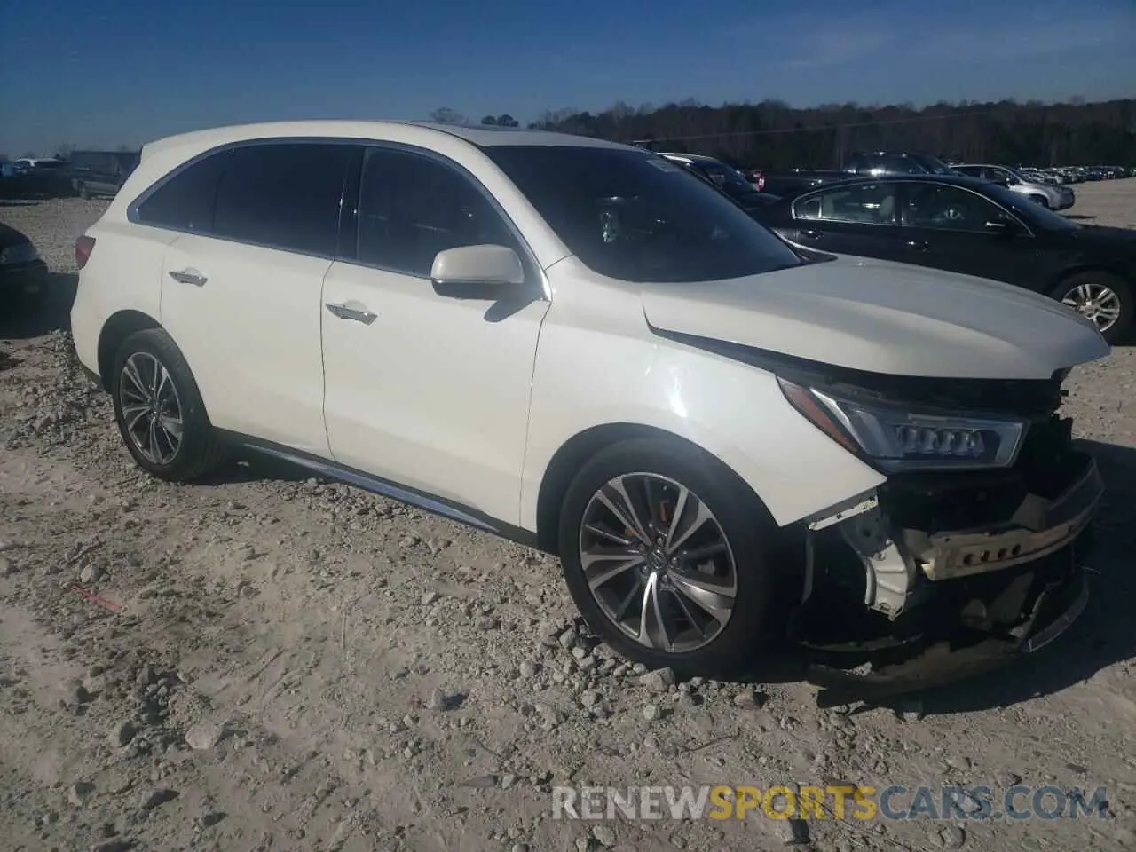 4 fotografías del automóvil dañado 5J8YD3H53KL007200 ACURA MDX 2019
