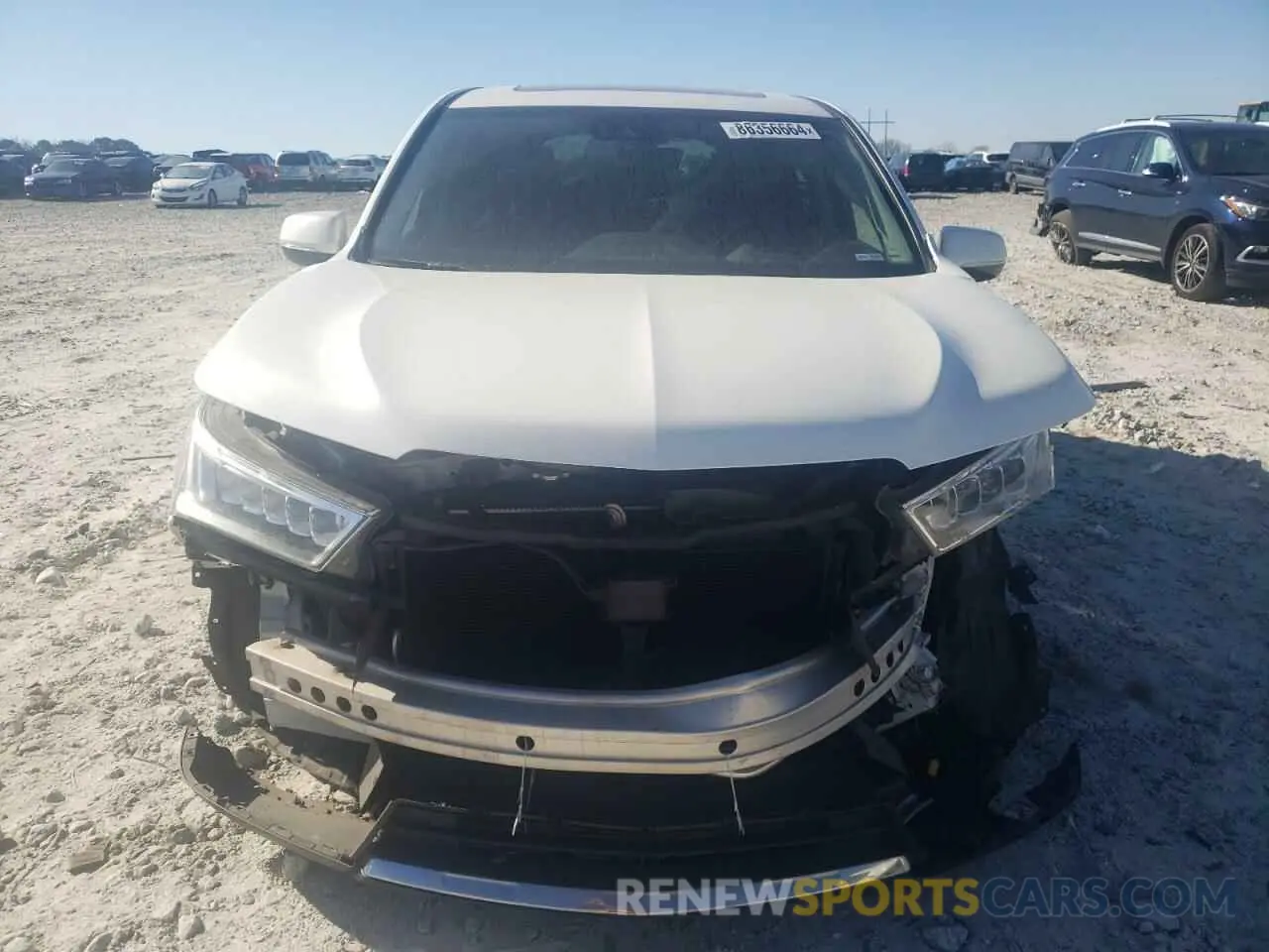 5 fotografías del automóvil dañado 5J8YD3H53KL007200 ACURA MDX 2019