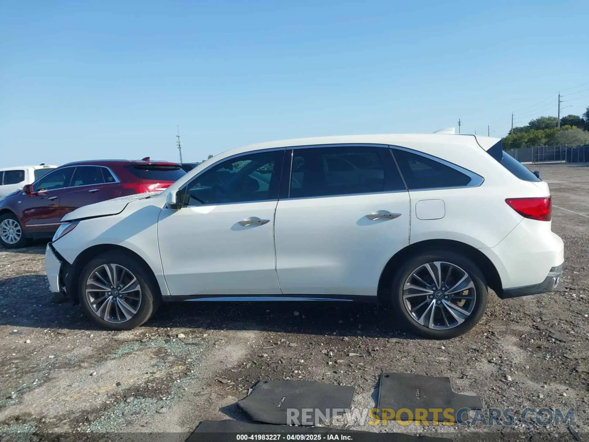 14 fotografías del automóvil dañado 5J8YD3H55KL008154 ACURA MDX 2019