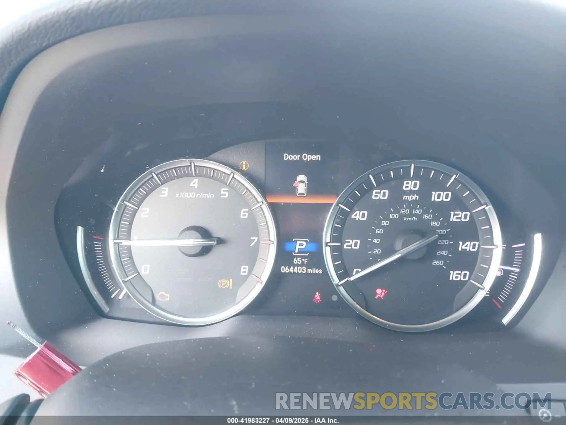 7 fotografías del automóvil dañado 5J8YD3H55KL008154 ACURA MDX 2019