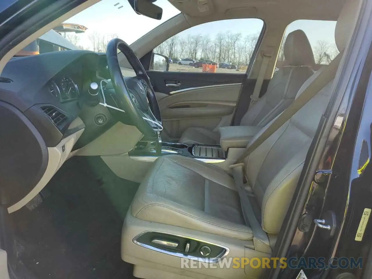 7 fotografías del automóvil dañado 5J8YD3H57KL001707 ACURA MDX 2019