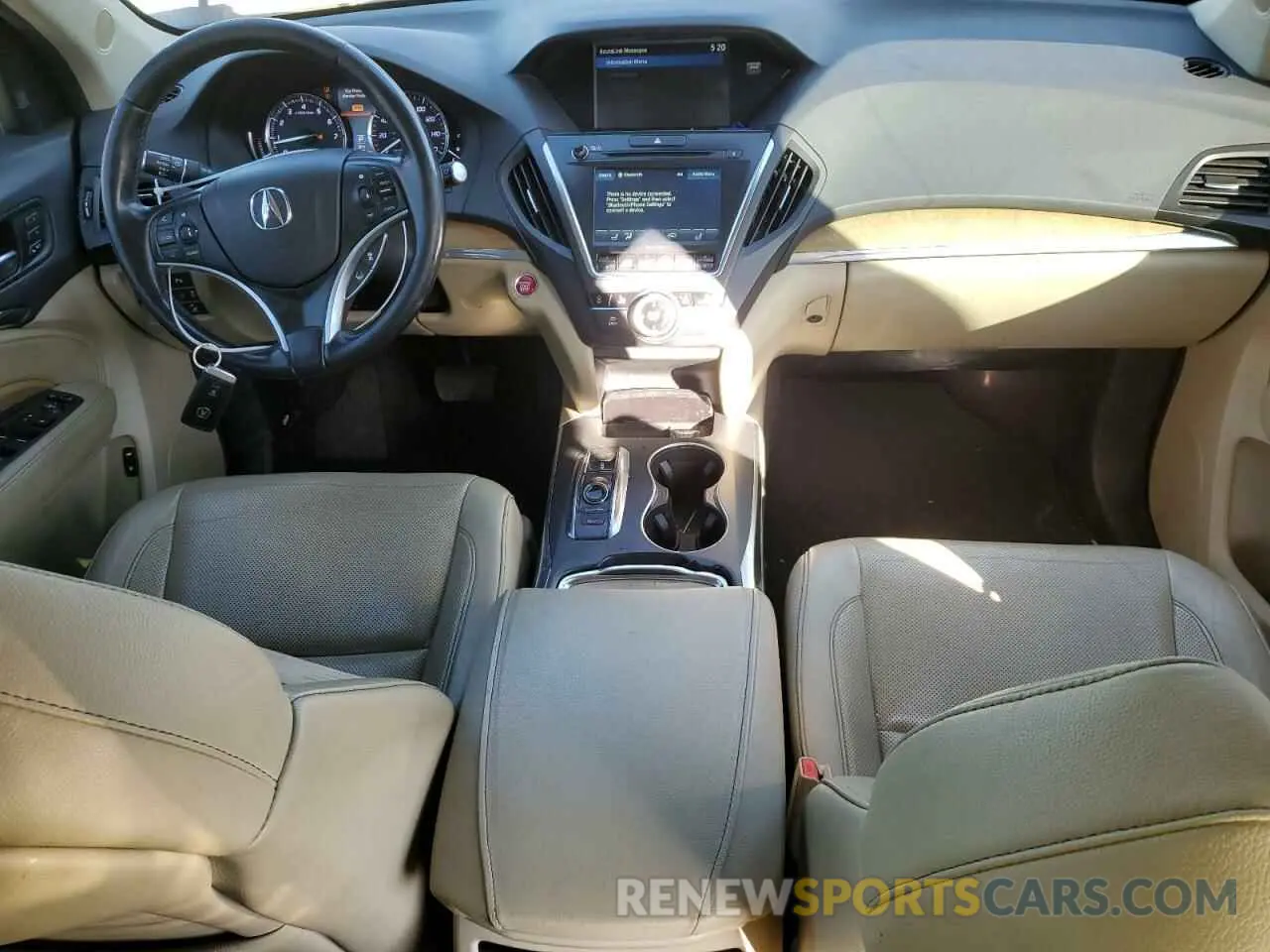 8 fotografías del automóvil dañado 5J8YD3H57KL001707 ACURA MDX 2019