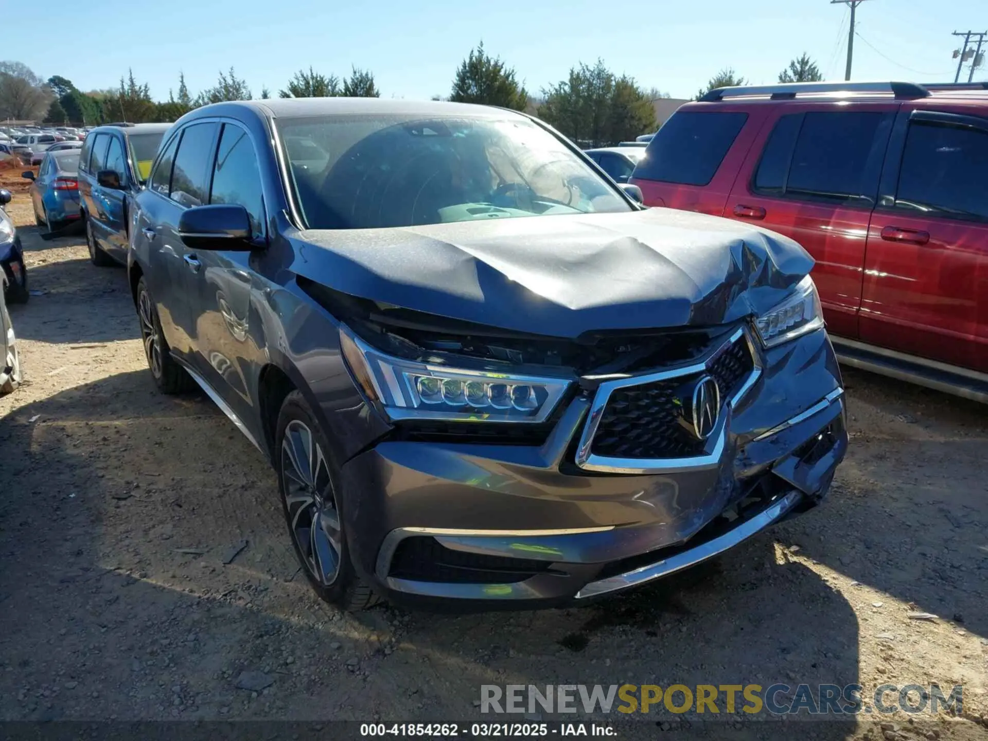 1 fotografías del automóvil dañado 5J8YD3H58KL011856 ACURA MDX 2019