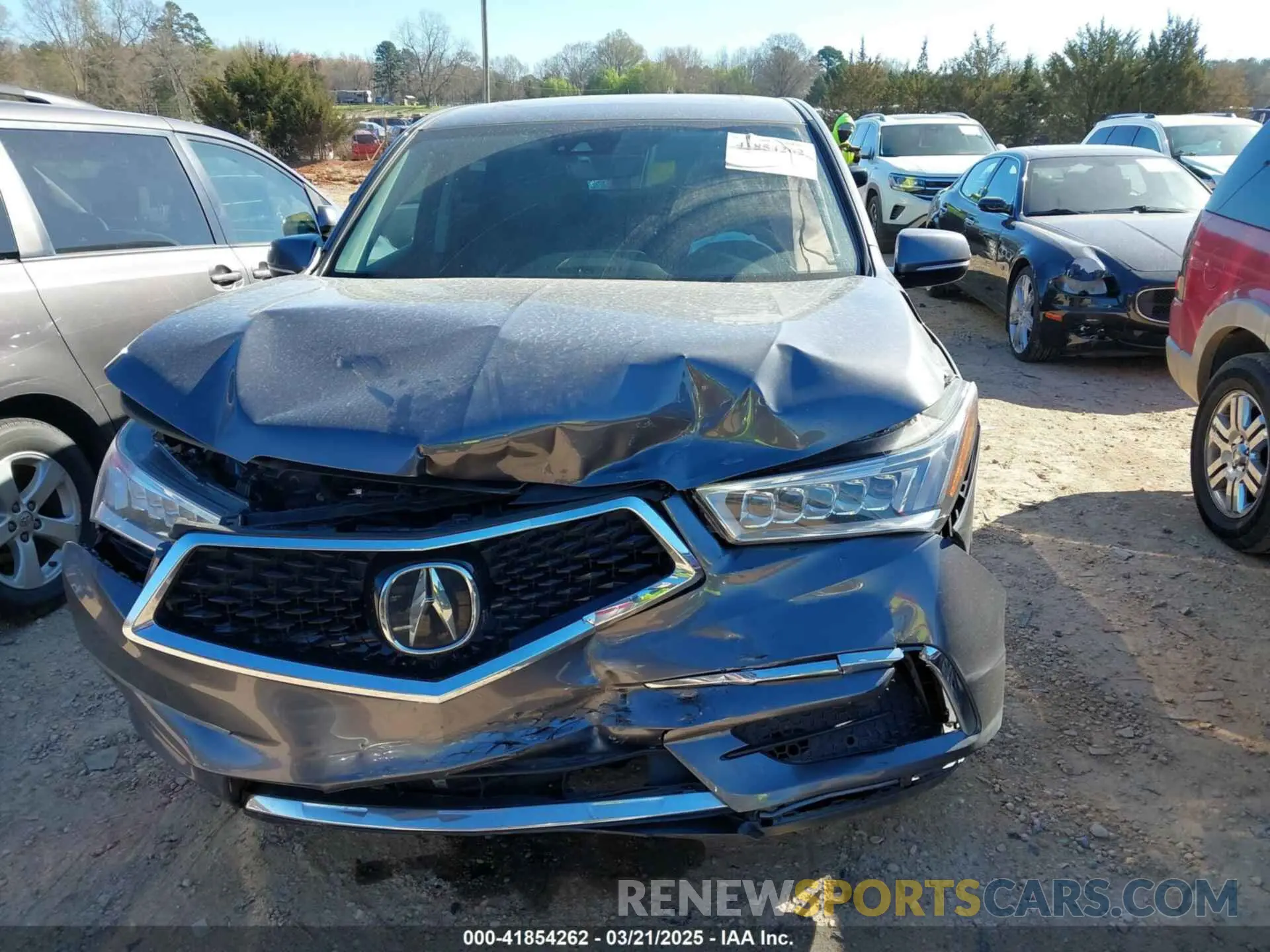 12 fotografías del automóvil dañado 5J8YD3H58KL011856 ACURA MDX 2019