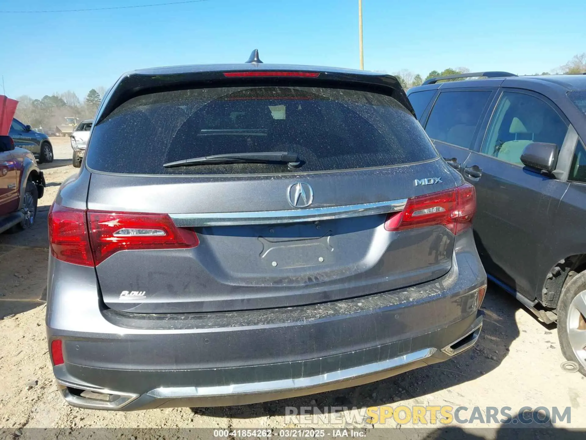 16 fotografías del automóvil dañado 5J8YD3H58KL011856 ACURA MDX 2019