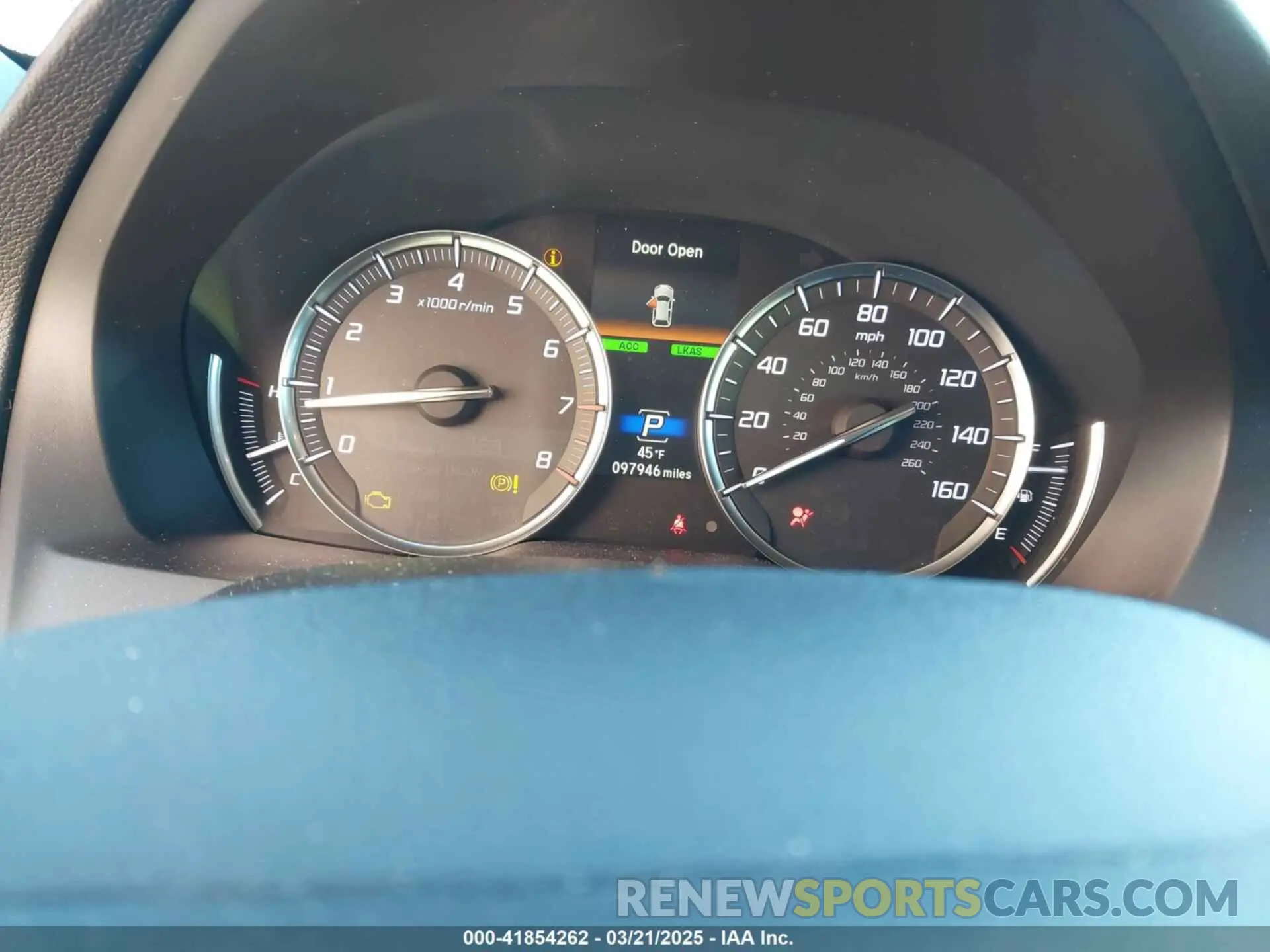 7 fotografías del automóvil dañado 5J8YD3H58KL011856 ACURA MDX 2019